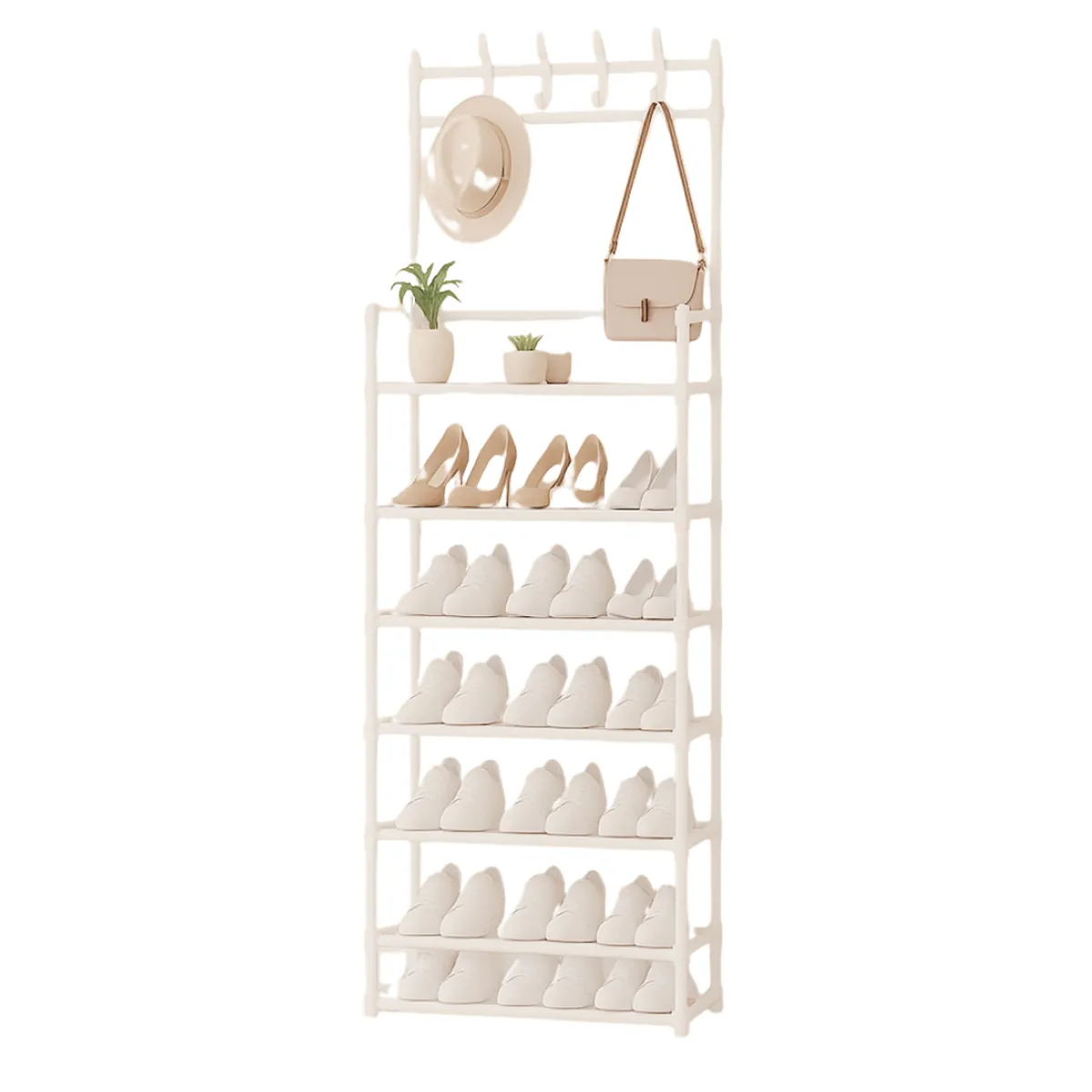 INSPIRA - Estante Organizador Zapatera Multiusos 7 Niveles