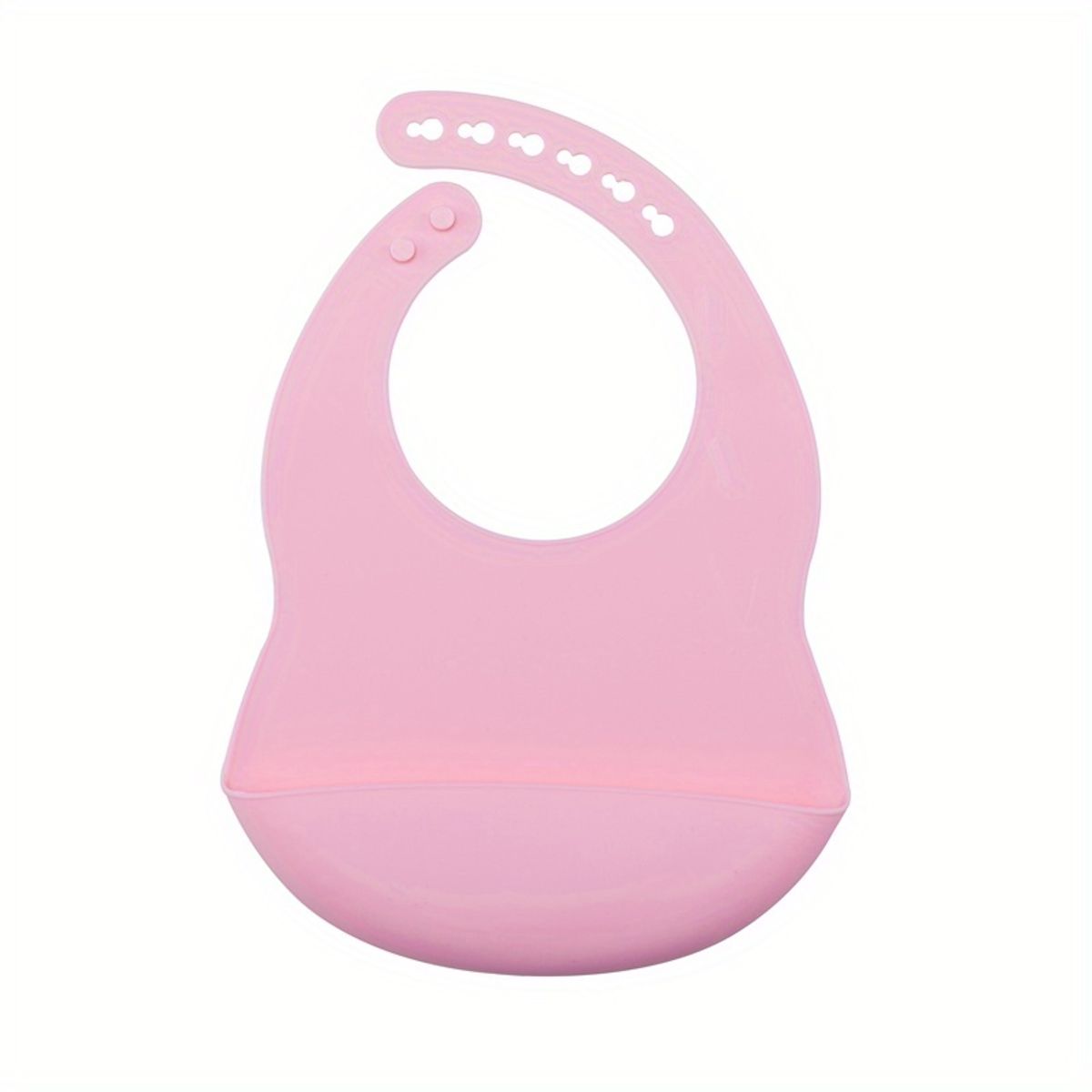 VATYERTY - Babero suave bebé diseño simple color liso tamaño ajustable