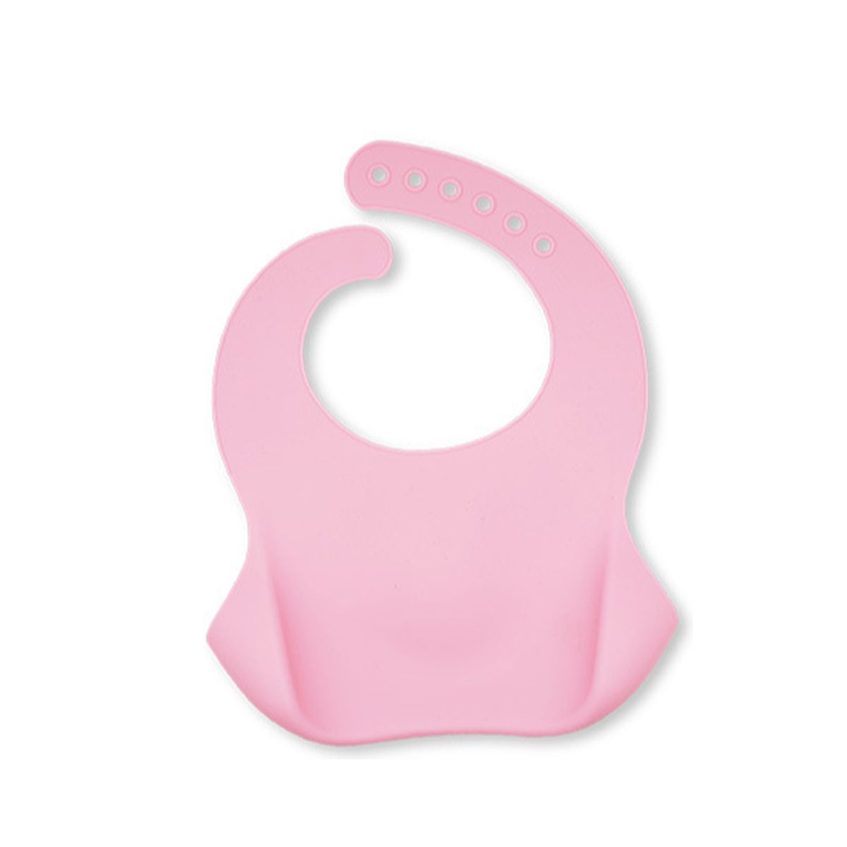 VATYERTY - Babero suave bebé diseño simple color liso tamaño ajustable