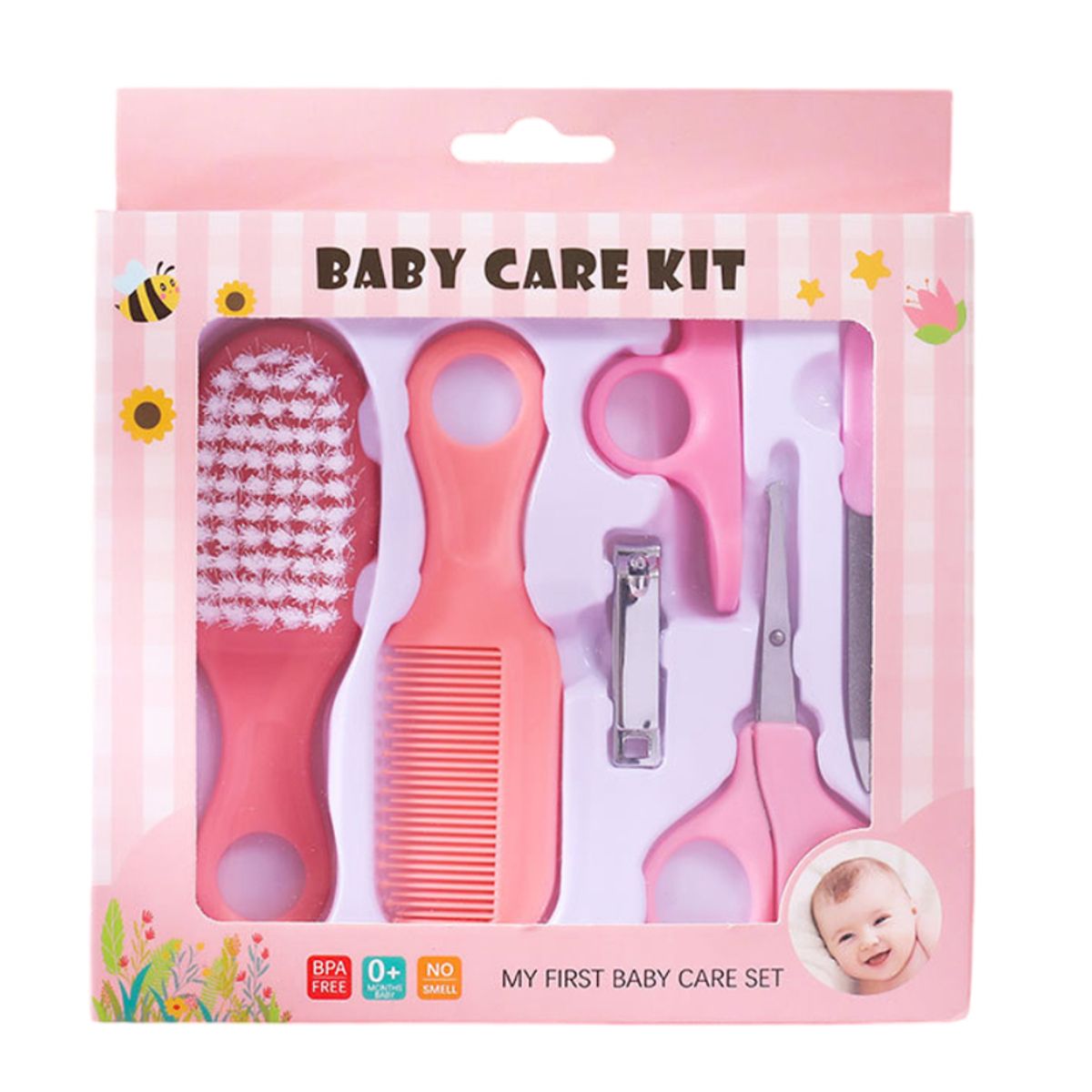 VATYERTY - Juego de 6 cortaúñas cepillo y tijeras 1