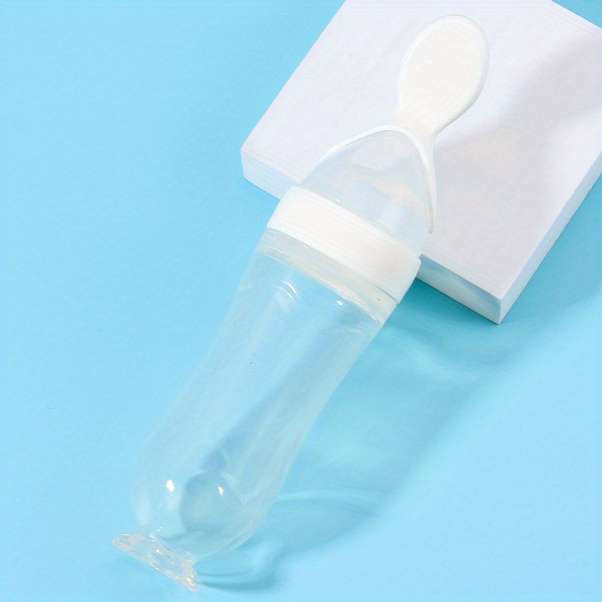 VATYERTY - Biberón inteligente de silicona con cuchara