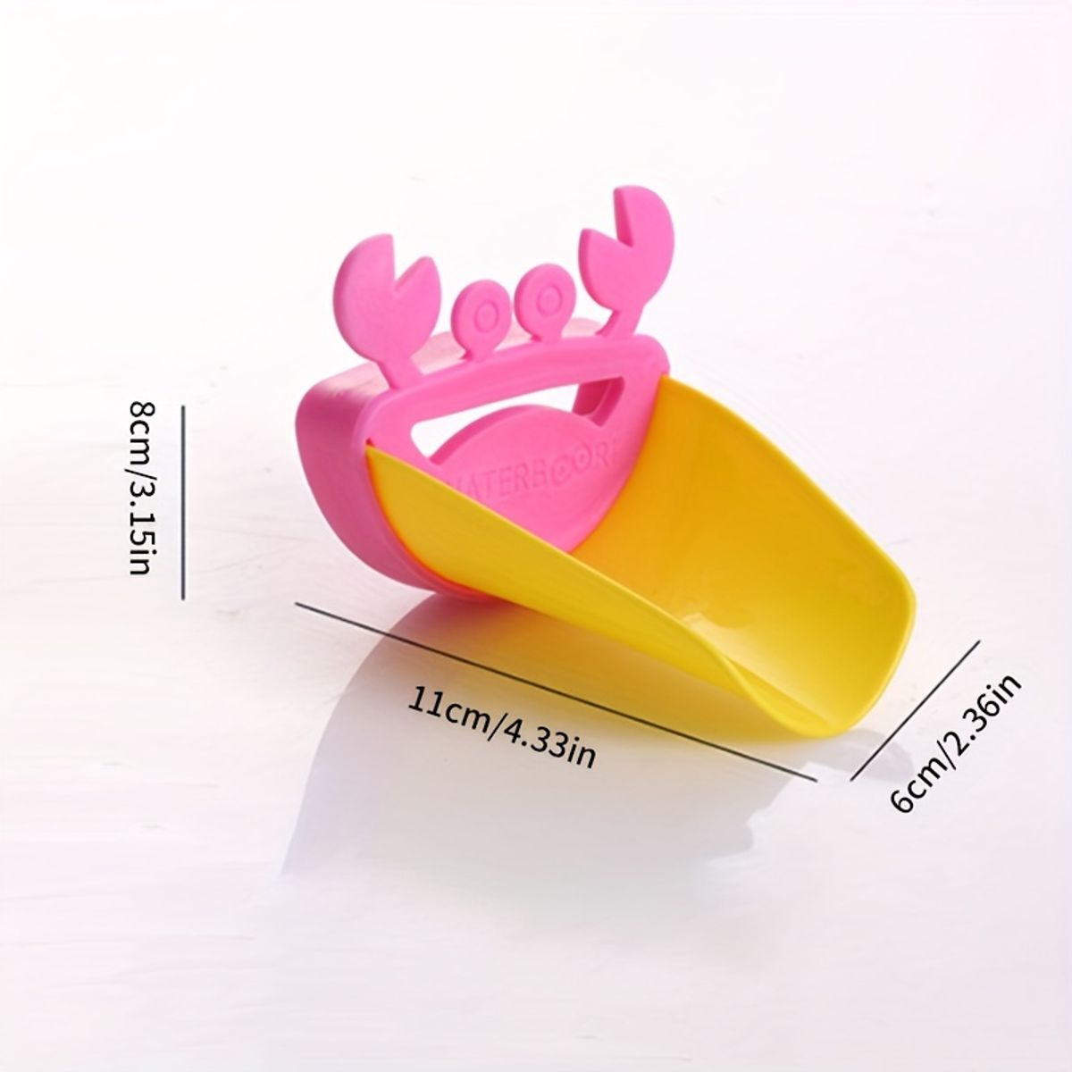 VATYERTY - 1 extensor de grifo LattBy para niños en rosa y amarillo 2