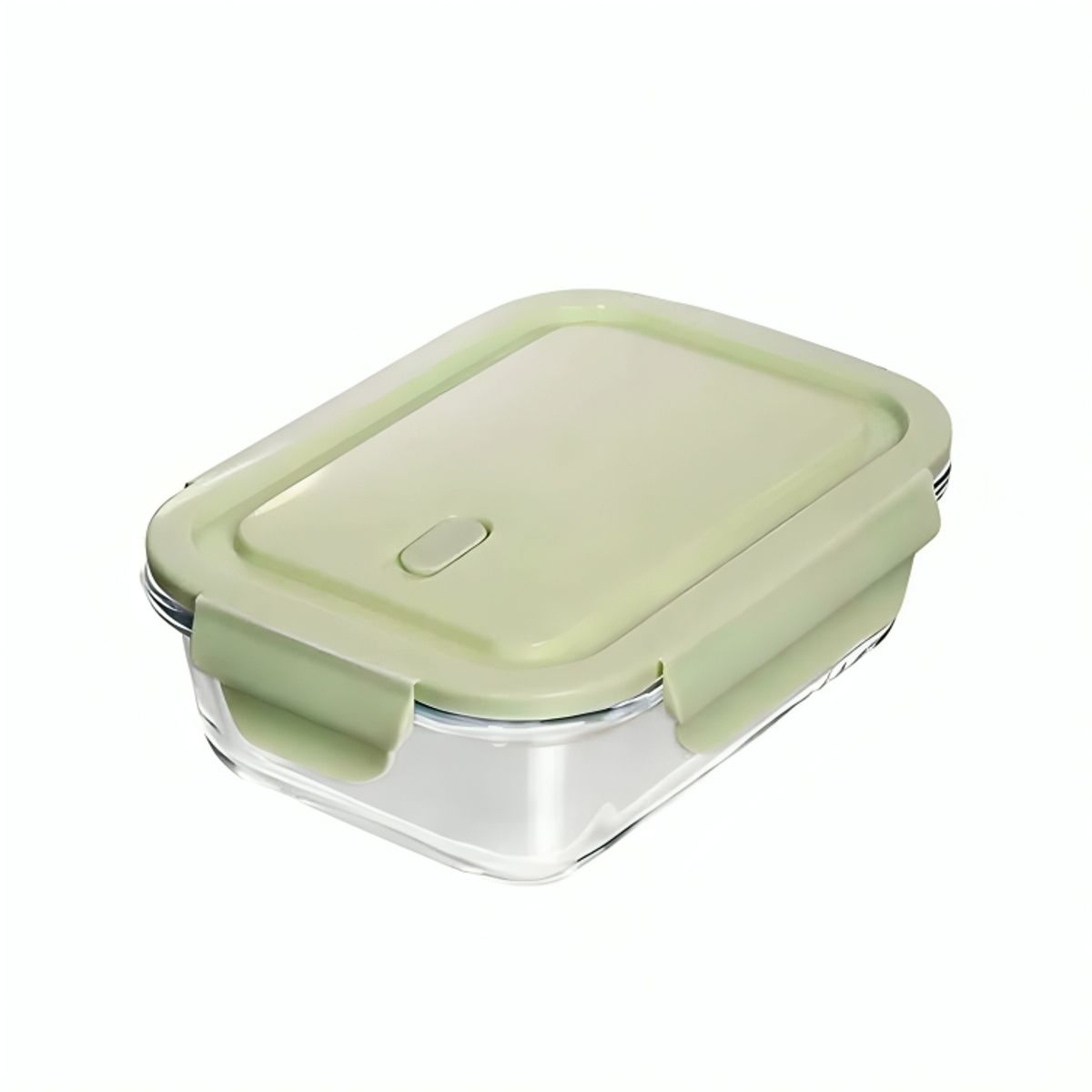 GENERICO - Taper con Ajuste Hermetico Verde 410ml Y+Regalo Stickers