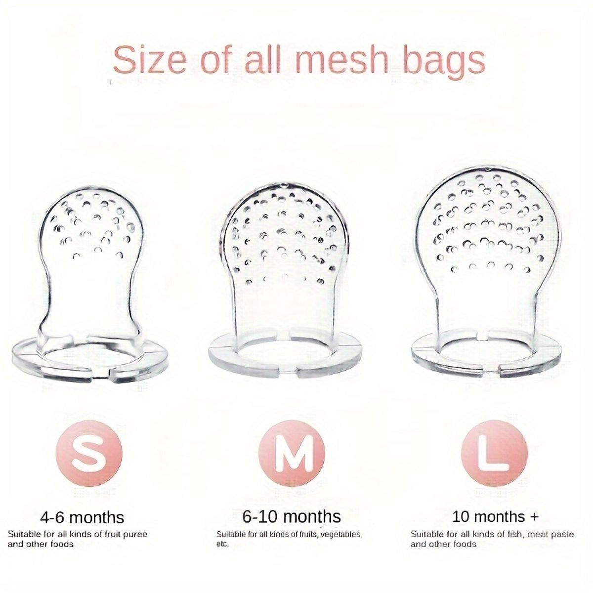 VATYERTY - 3 comederos de silicona para frutas y verduras con asa para niños 1