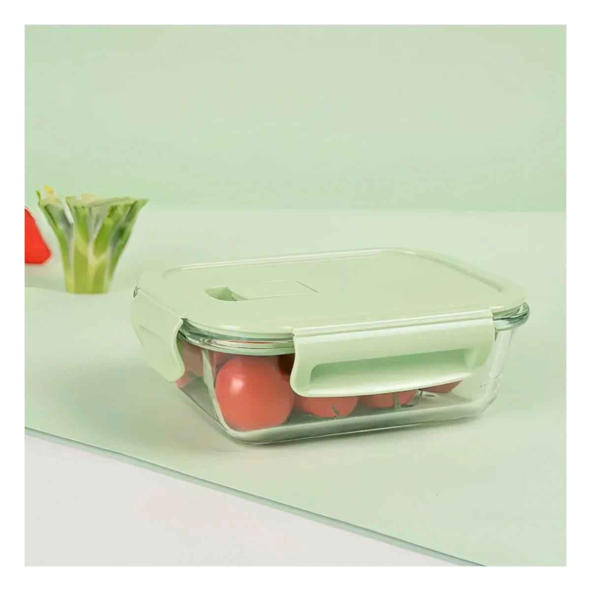 GENERICO - Pack6 Contenedor para Comida Verde 410ml