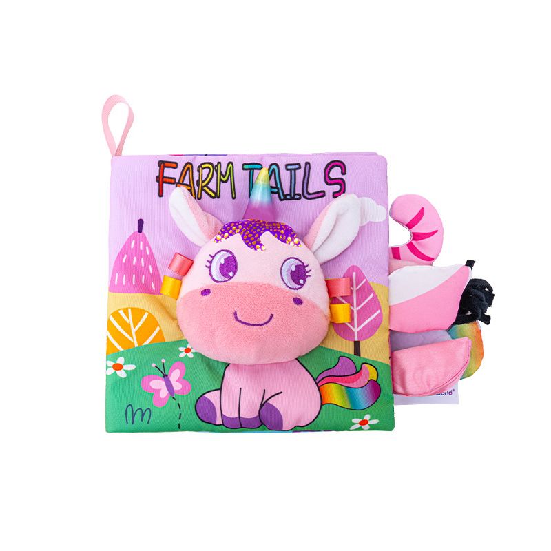 VATYERTY - Libros 3D táctiles para niños con tela suave y arrugada 2