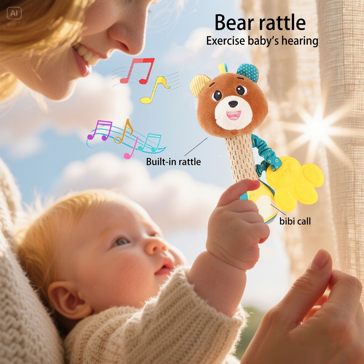 VATYERTY - 1 muñeco de peluche de mano CEKCEK para niños 3