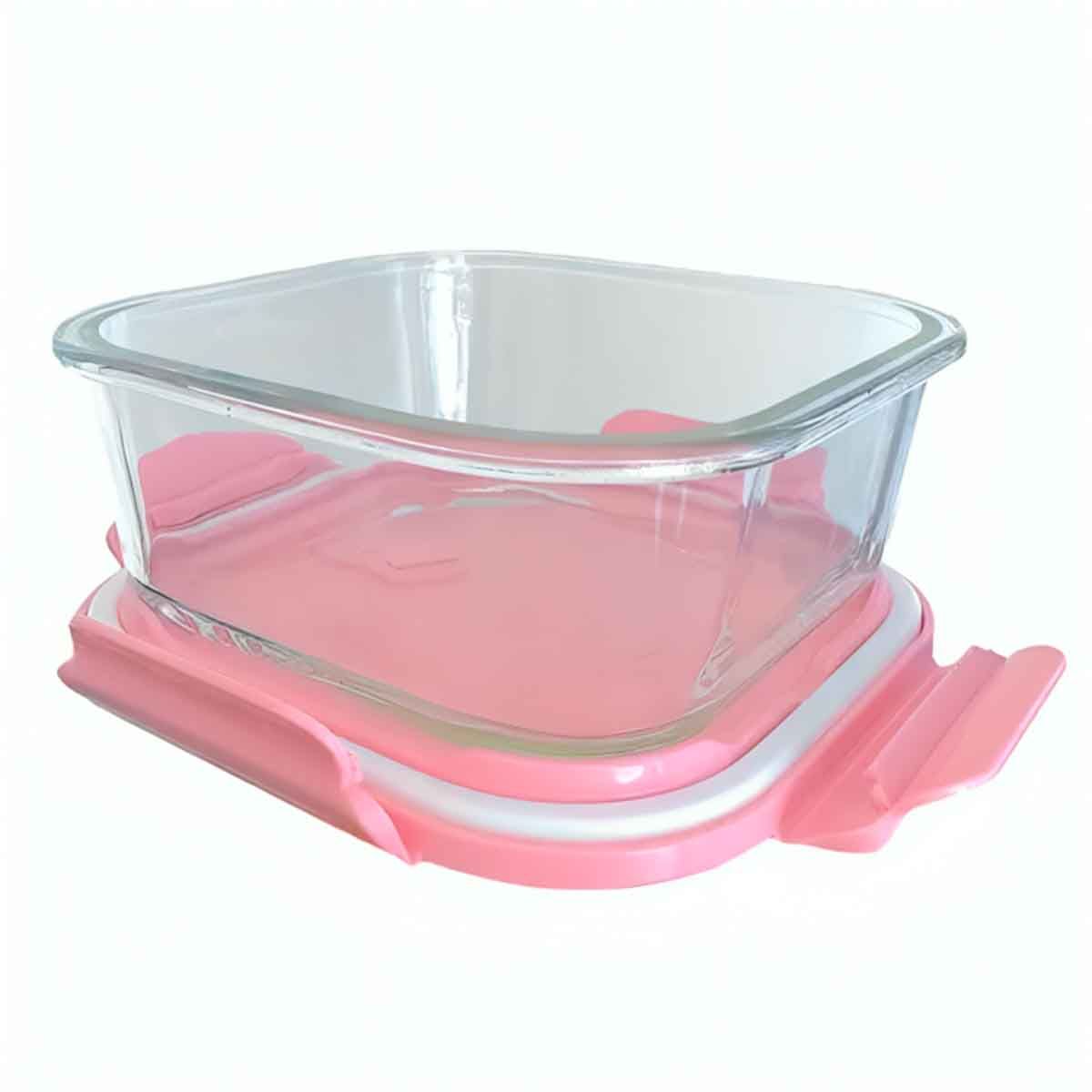 GENERICO - Taper Individual de Comida Rosado 1040ml Y+Regalo Agendita