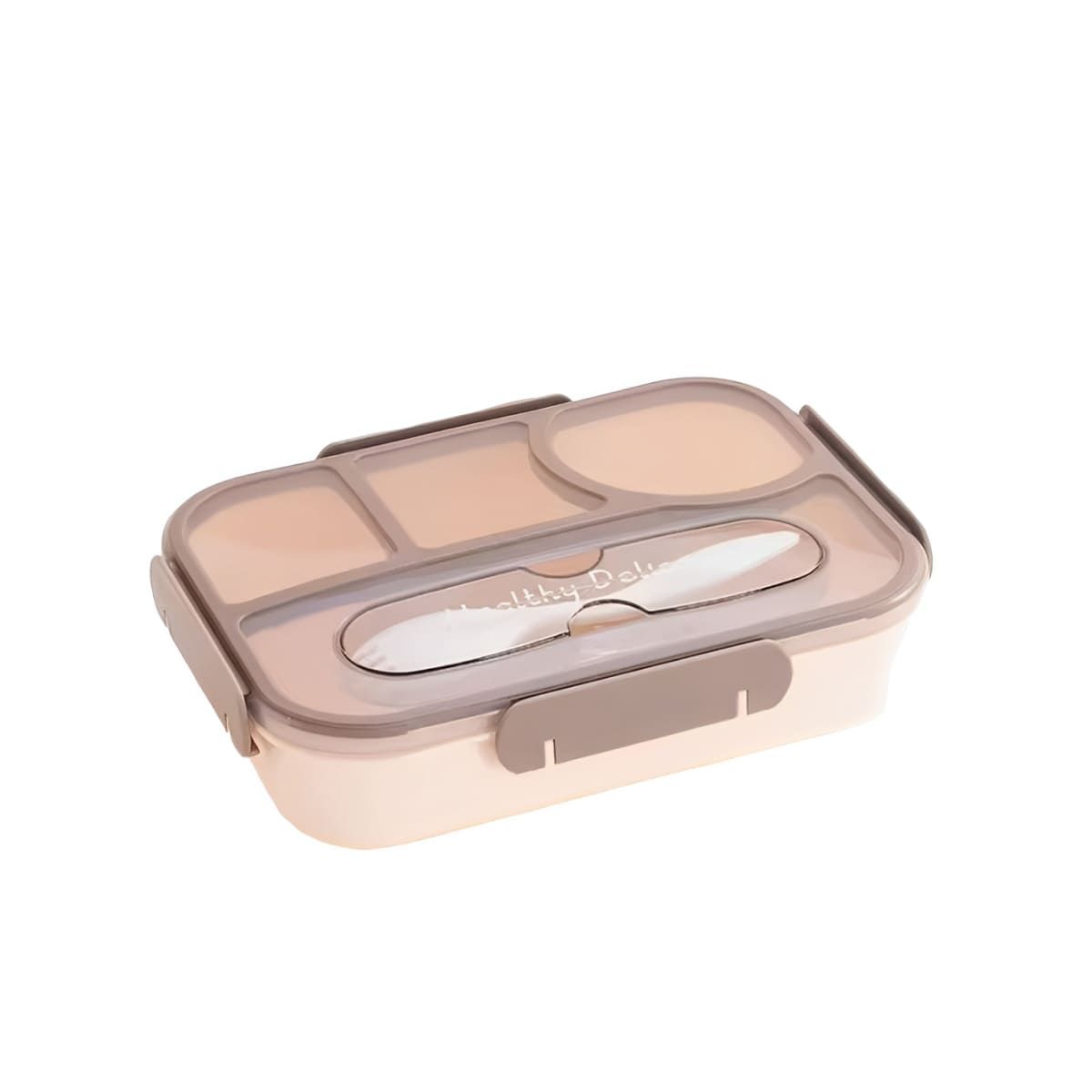 GENERICO - Taper Portatil para Alimentos Marron Y+Regalo Agendita