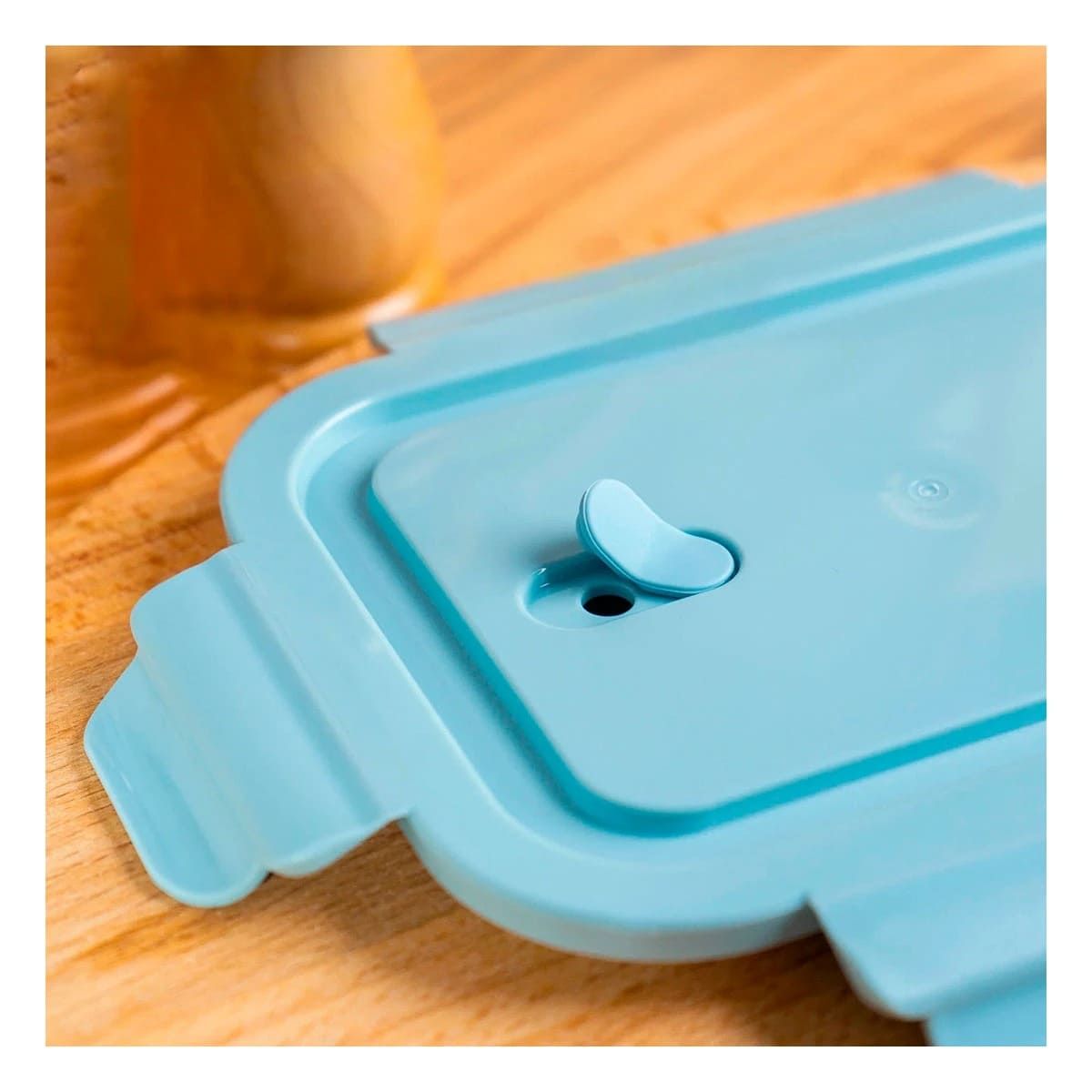 GENERICO - Pack12 Recipiente con Sellado en Color Celeste 1040ml