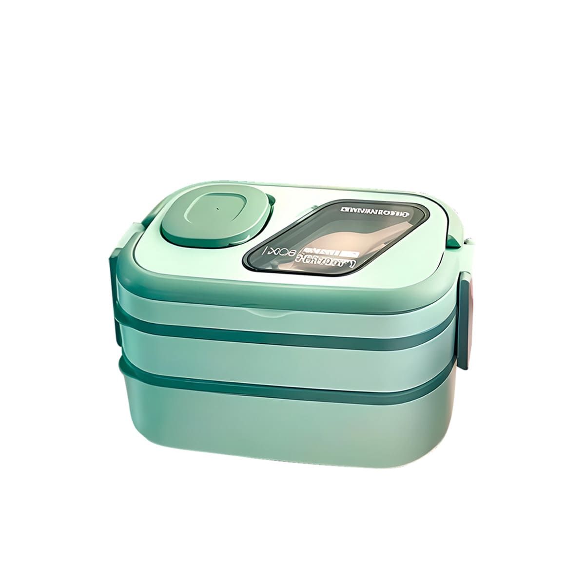 GENERICO - Pack6 Taper 2 Pisos de Plastico Verde Y+Banderitas Adhesivas