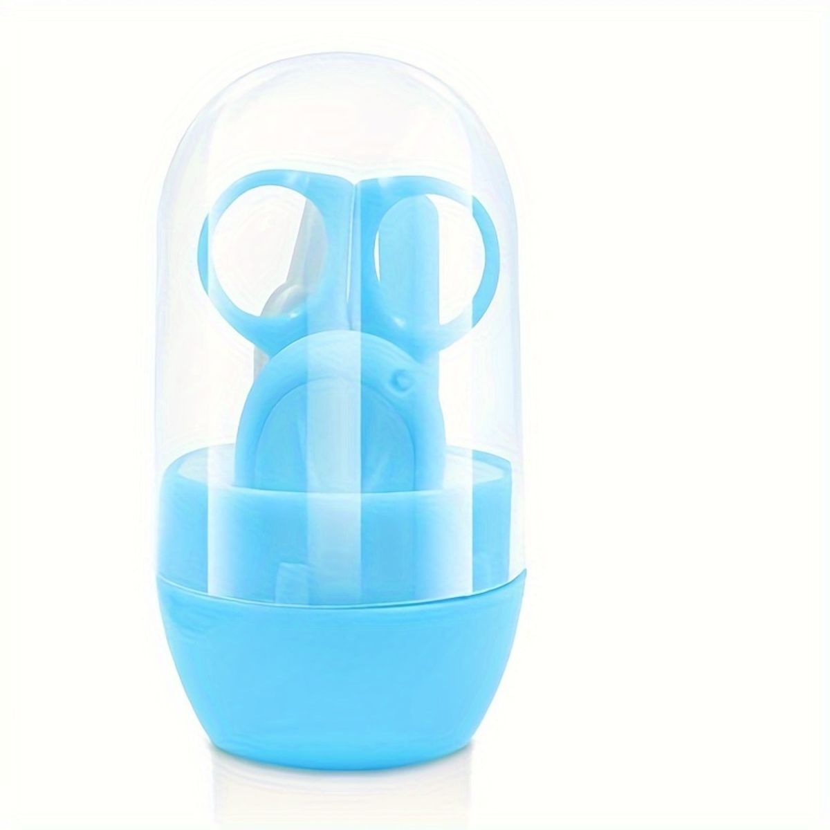 VATYERTY - Kit de Cuidado de Uñas Para Bebés 4 Piezas - Azul