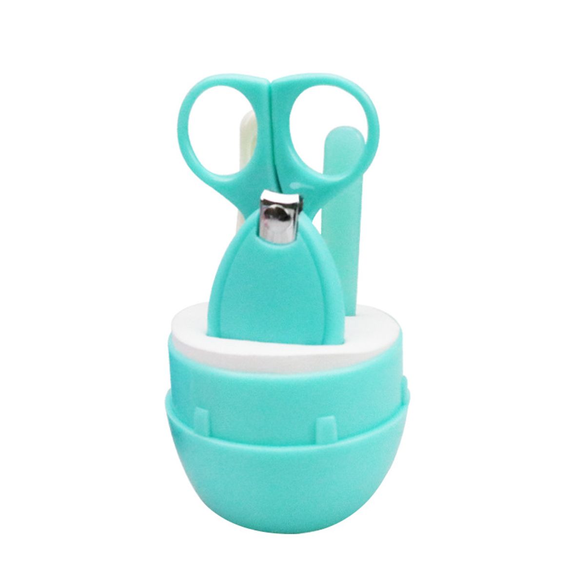 VATYERTY - Kit de Cuidado de Uñas Para Bebés 4 Piezas - Celesto