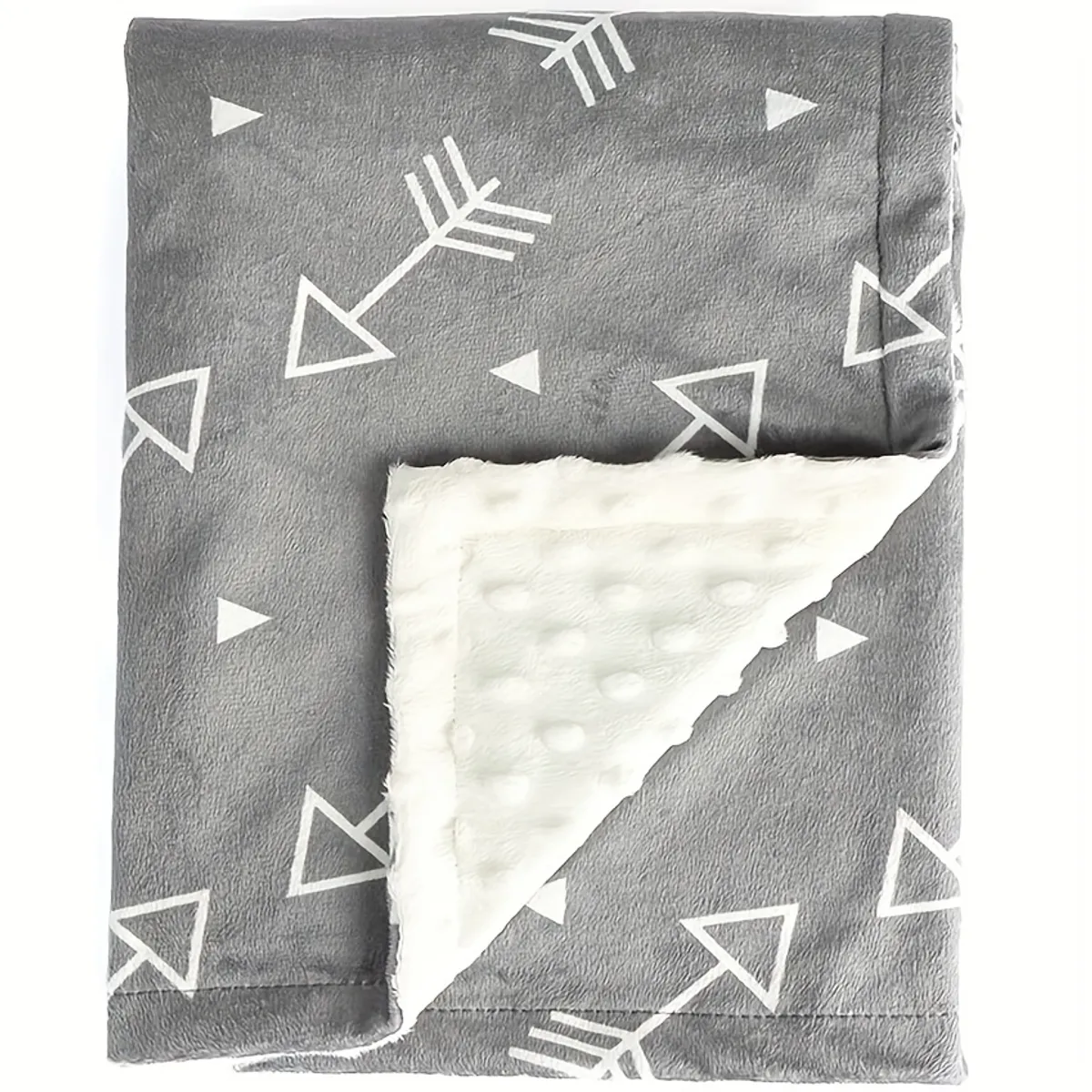 VATYERTY - Manta Para Bebés Recién Nacidos con Estampado - Gris