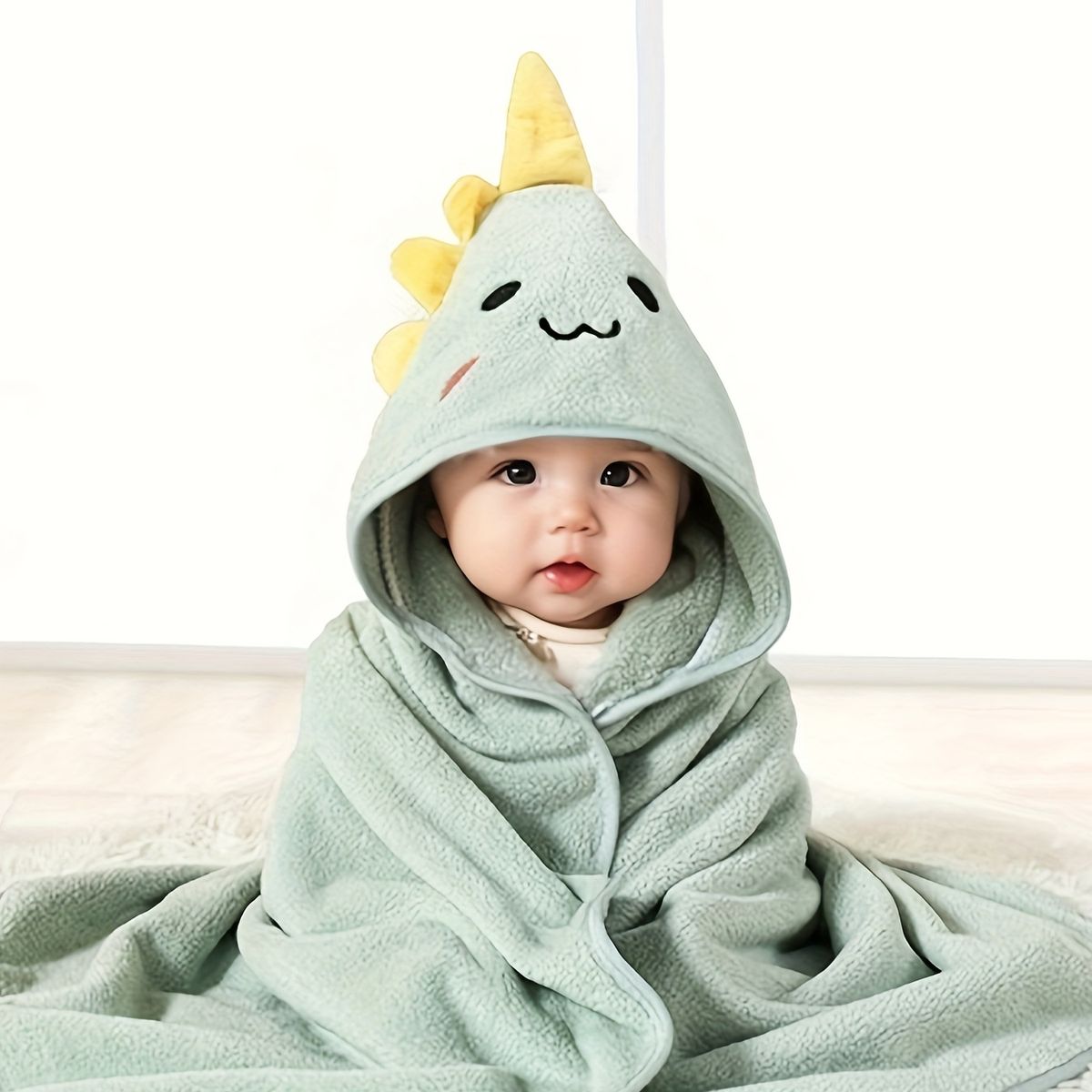 VATYERTY - Bata  De Baño Para Bebés Con Diseño De Dinosaurio