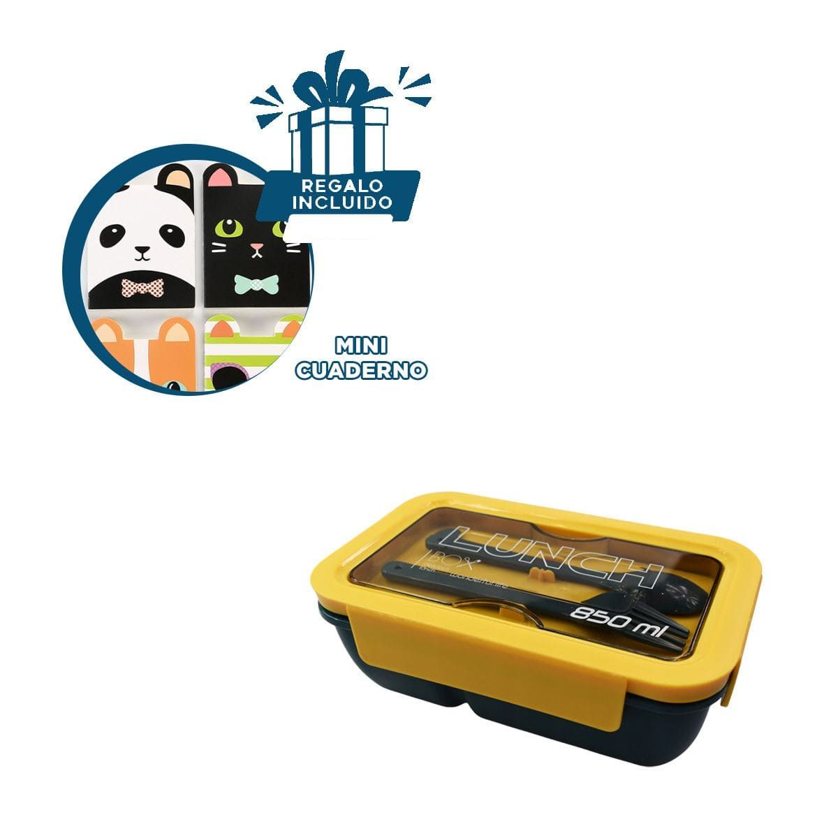 GENERICO - Taper con Superficie Estable Amarillo Y+Regalo Agendita