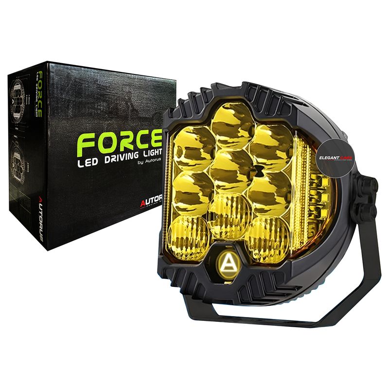 GENERICO - Led Neblinero Ambar Force Driving 7Pulg Gama Alta 1PCS