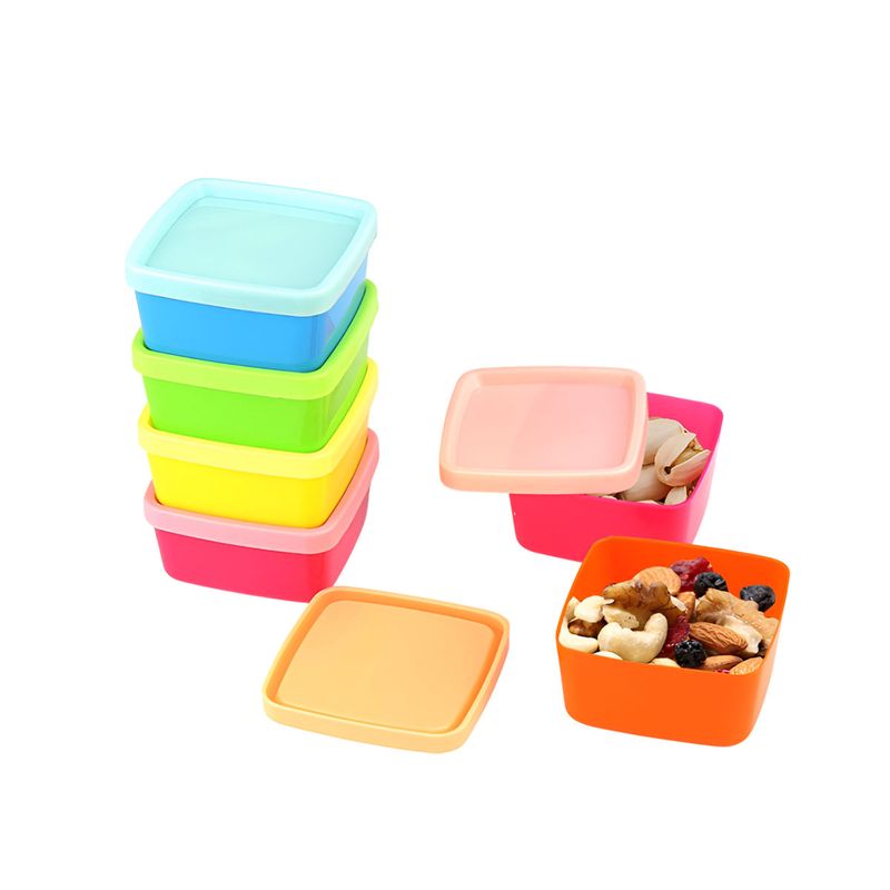 GENERICO - Mini Tapers Resistentes para Aperitivos Multicolor de 6pza