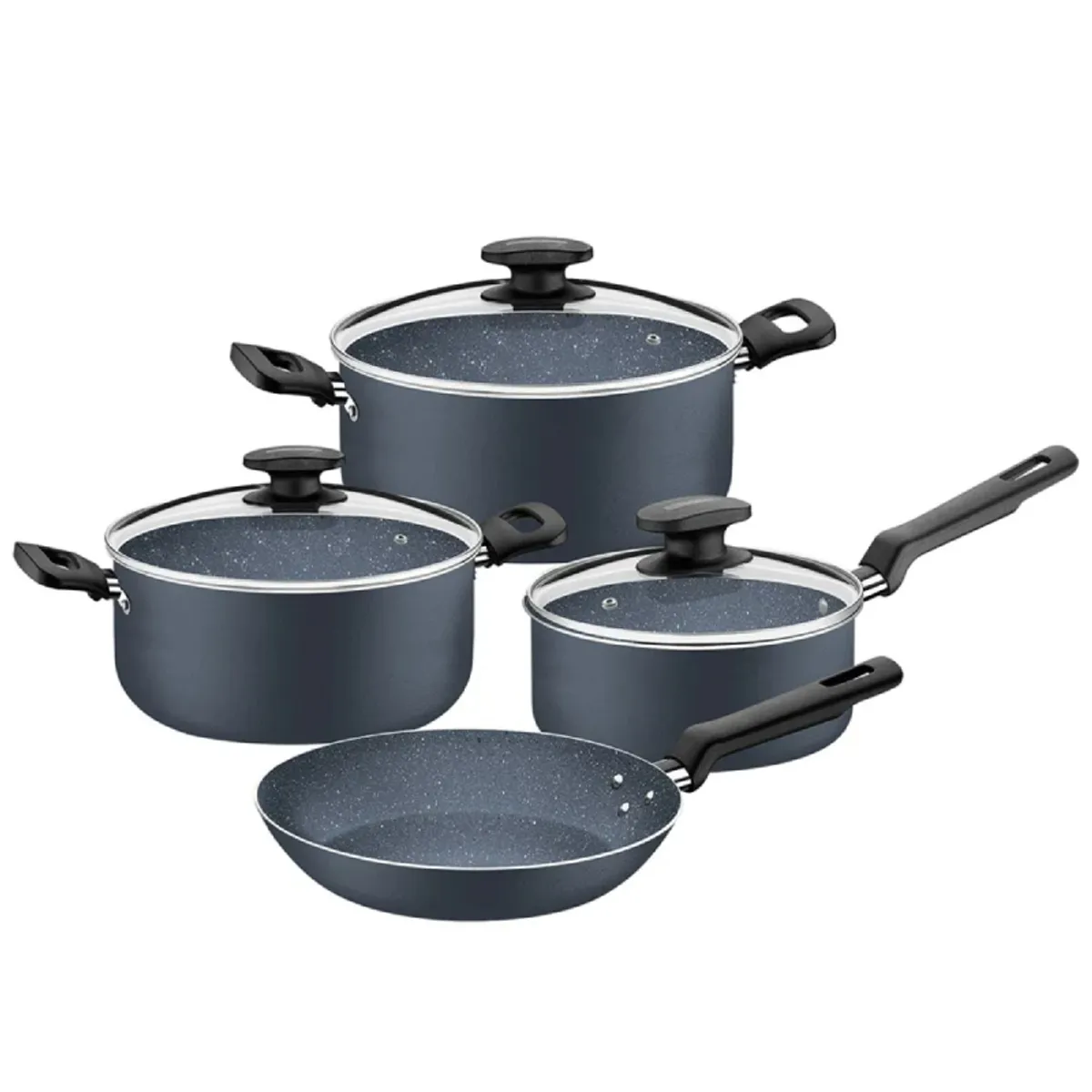 TRAMONTINA - Juego de Ollas TRAMONTINA Max Azul 7pzas