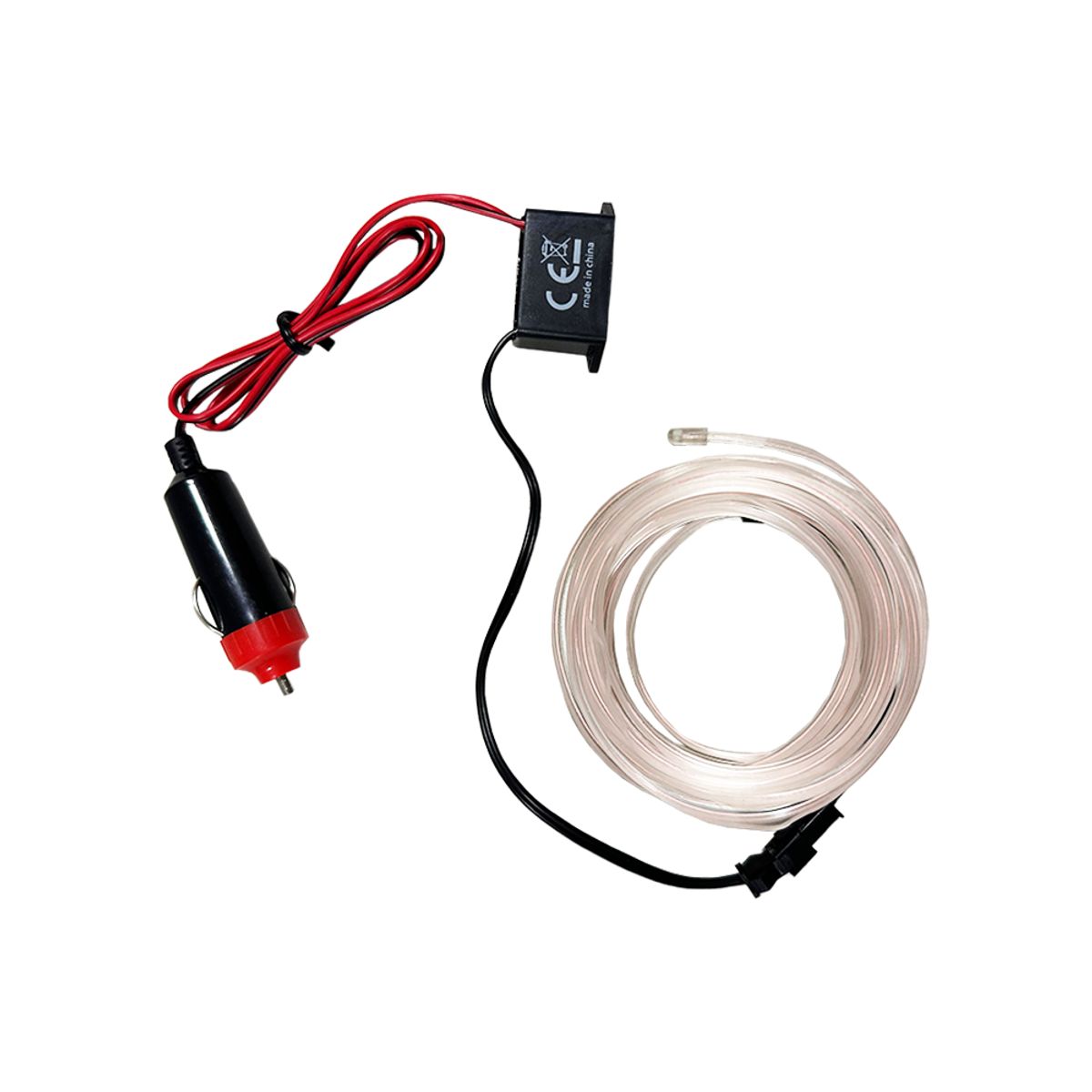 GENERICO - Tira Led Interior Del Auto Camioneta Blanco Tablero 3mts