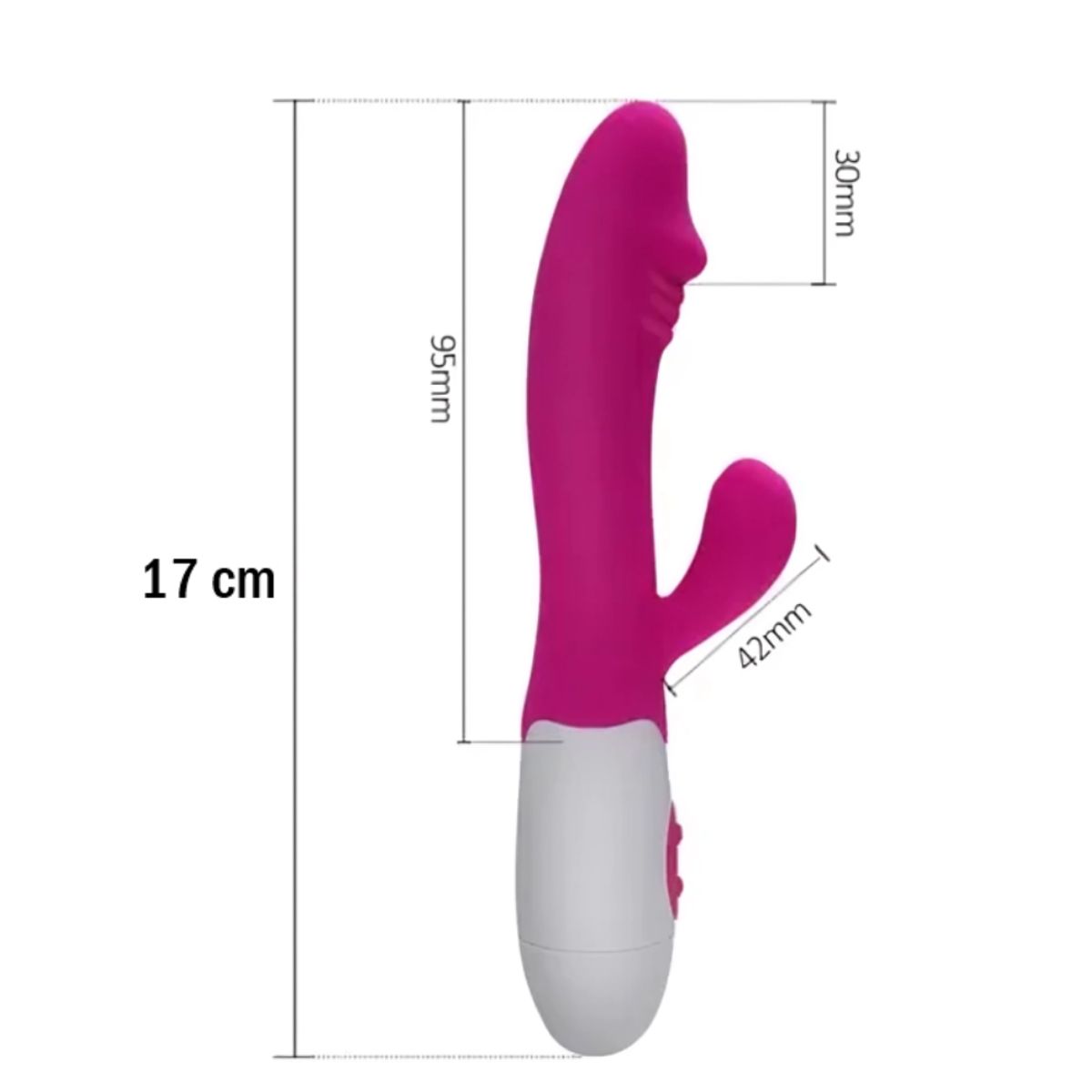 GENERICO - Potente vibrador de 10 velocidades hecho de Silicona