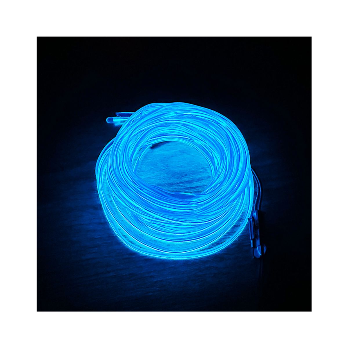 GENERICO - Tira Led Interior Del Auto Camioneta Azul Tablero 3mts