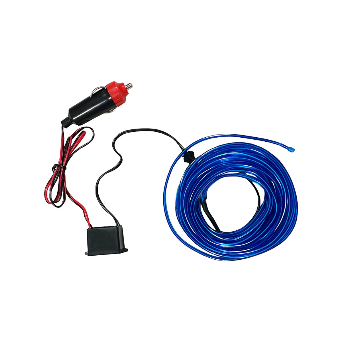 GENERICO - Tira Led Interior Del Auto Camioneta Azul Tablero 3mts
