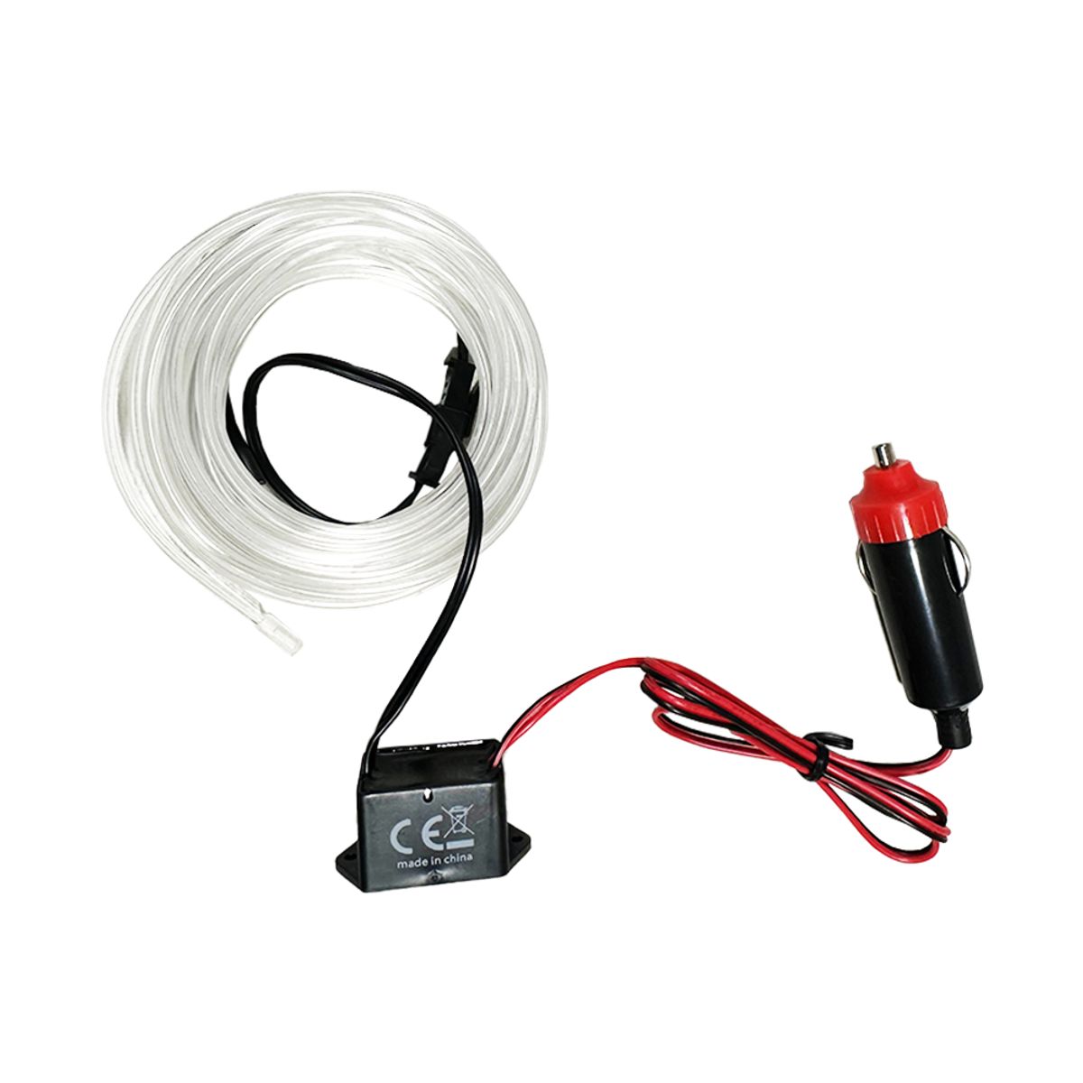 GENERICO - Tira Led Interior Del Auto Camioneta Celeste Tablero 3mts