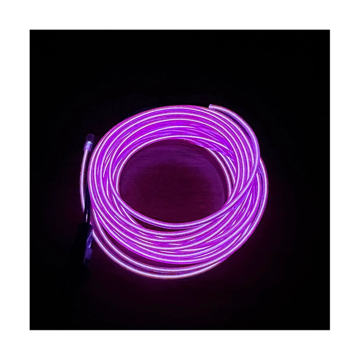GENERICO - Tira Led Interior Del Auto Camioneta Violeta Tablero 3mts