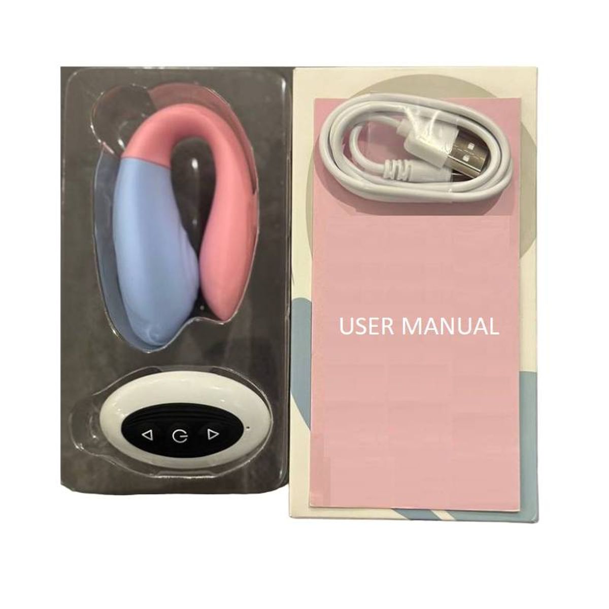 GENERICO - Vibrador con control remoto de doble estimulación 8 vibraciones