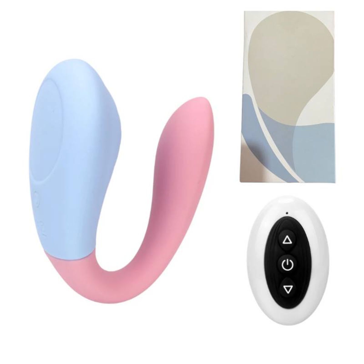 GENERICO - Vibrador con control remoto de doble estimulación 8 vibraciones