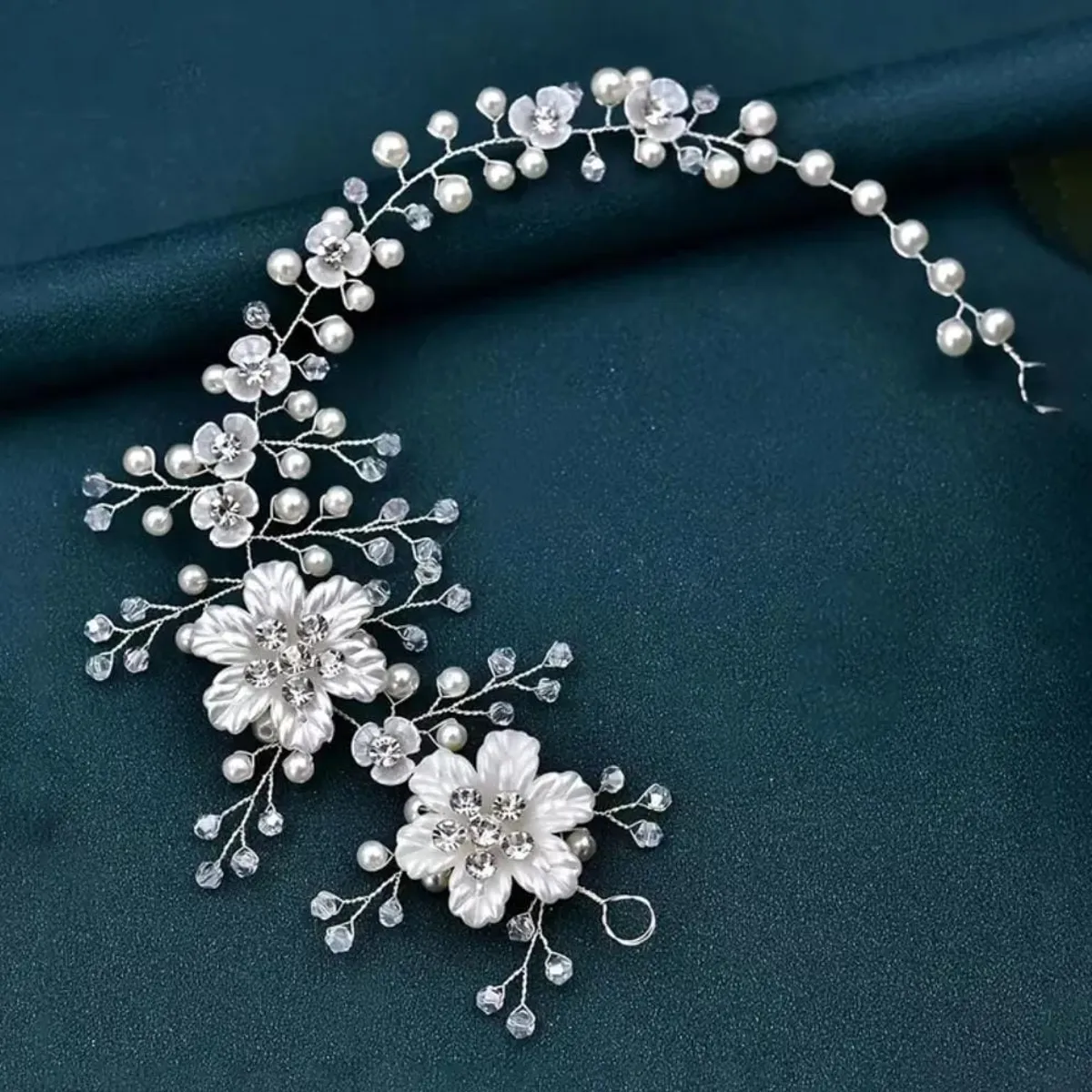 GENERICO - Tocado Tiara Diadema Accesorio para novia