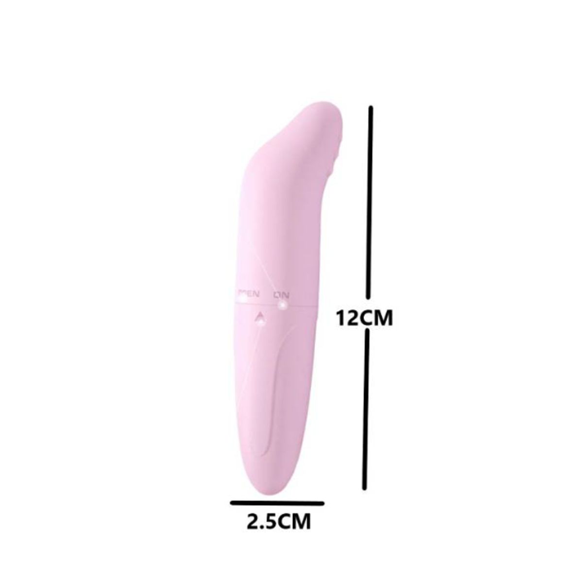 GENERICO - Potente vibrador de 12x25cm a pilas