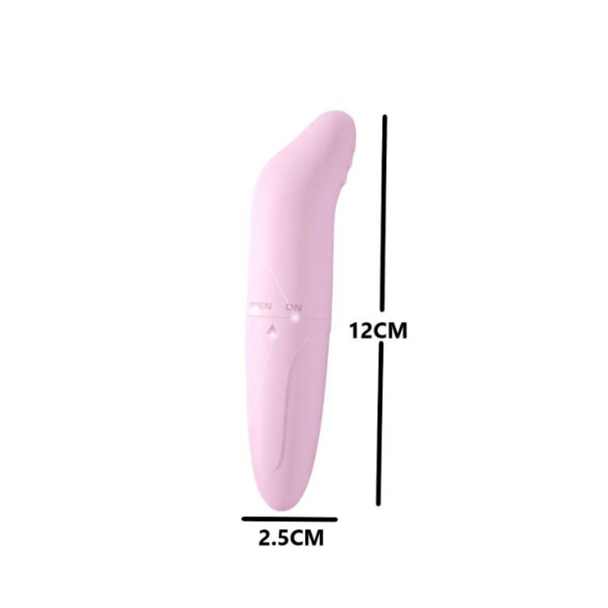 GENERICO - Potente vibrador de 12x25cm a pilas