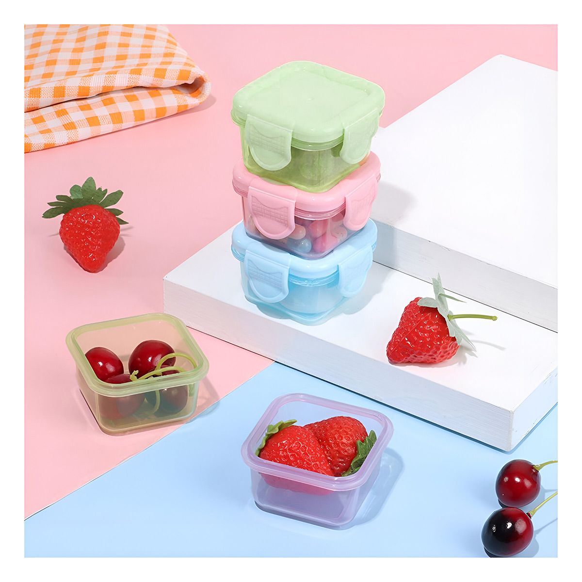 GENERICO - Pack2 Mini Tapers Resistentes para Aperitivos de 4pza