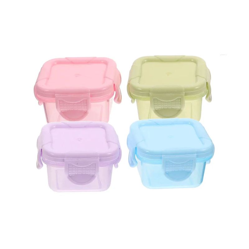 GENERICO - Mini Tapers Resistentes para Aperitivos Multicolor de 4pza