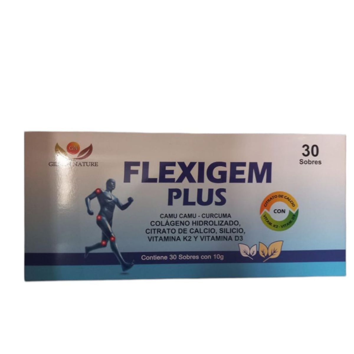 GENERICO - FLEXIGEM CAJA X 30 SOBRES - COLÁGENO, CITRATO DE CALCIO, SILICIO Y CÚRCUMA