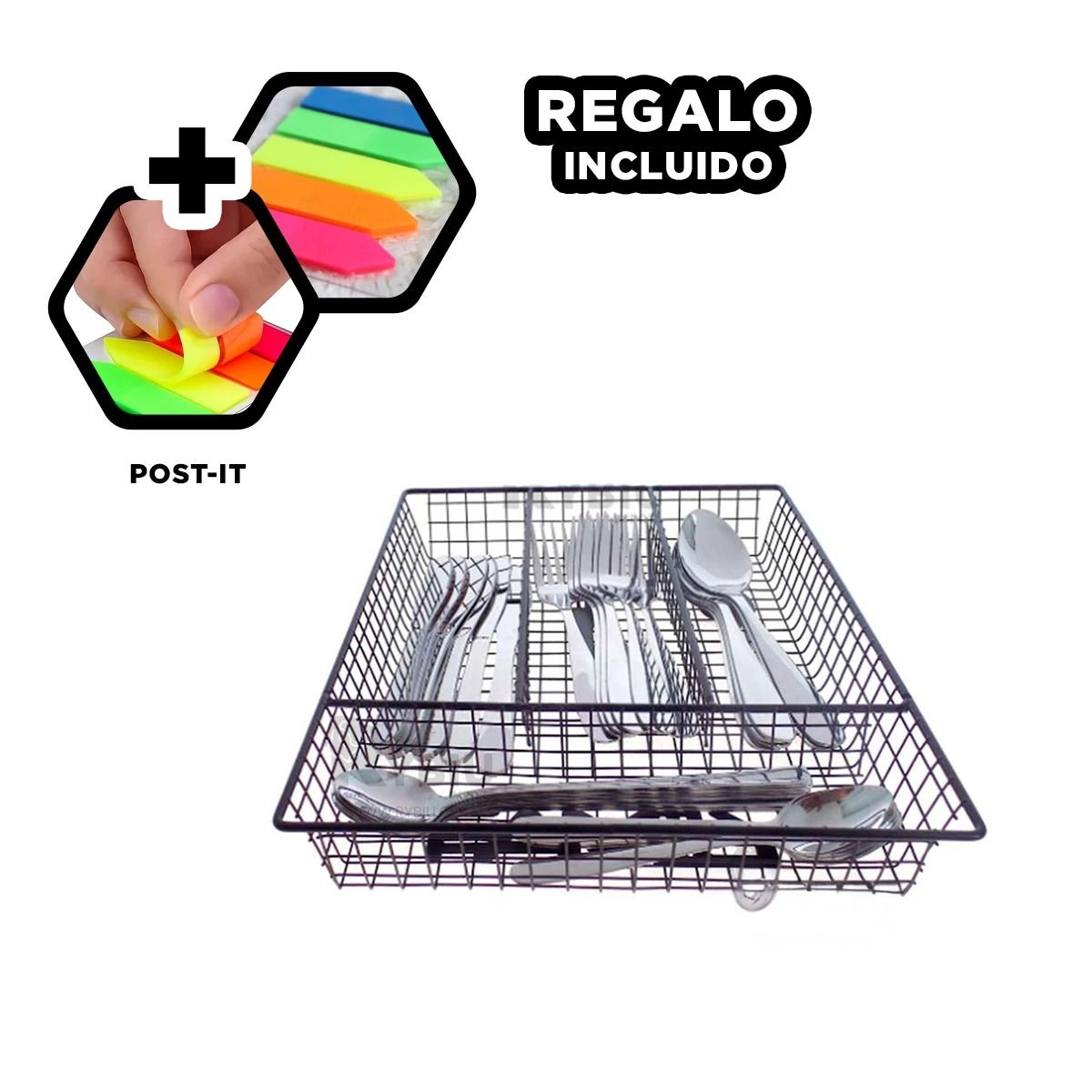 GENERICO - Cajon para Servicios Compacto Y+Post-it Adhesivos