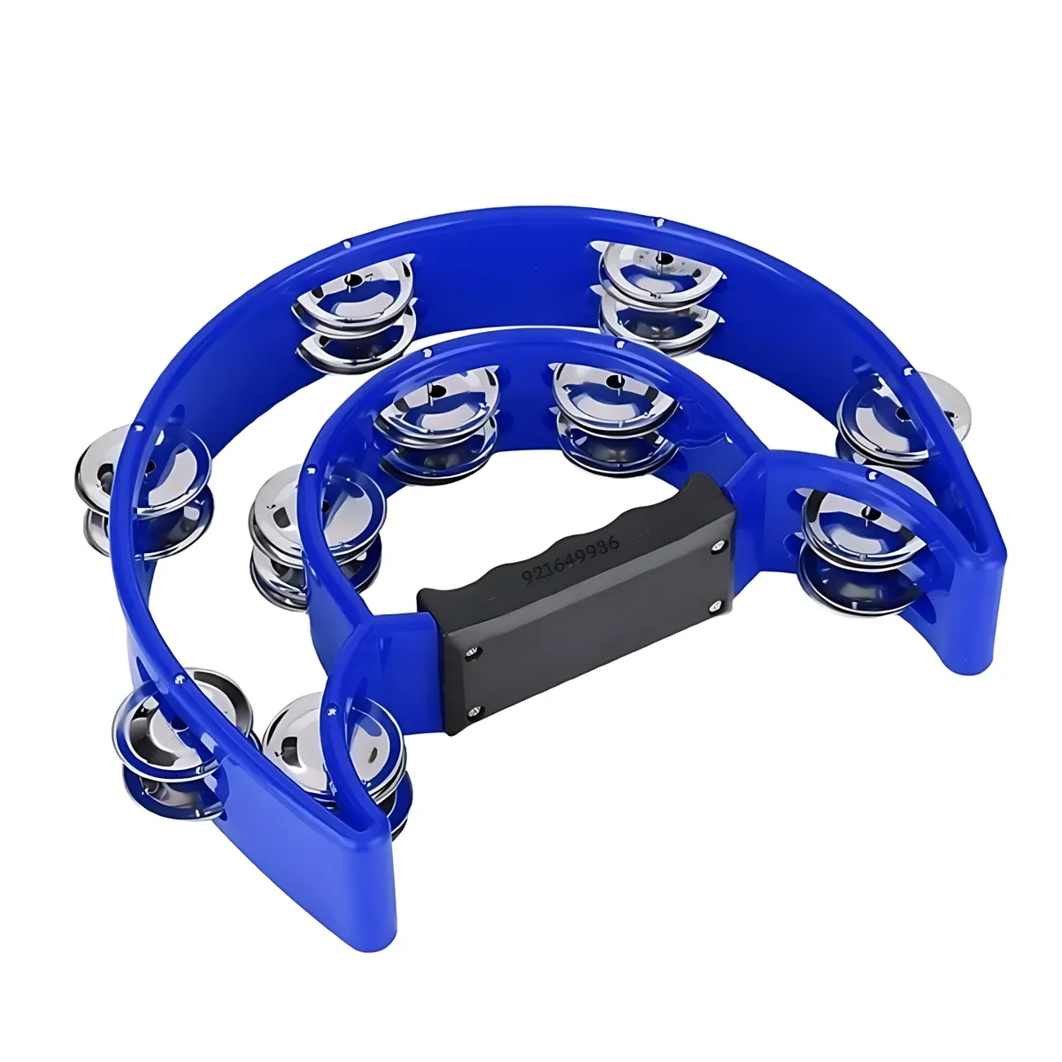 GENERICO - PANDERETA MEDIA LUNA color Azul