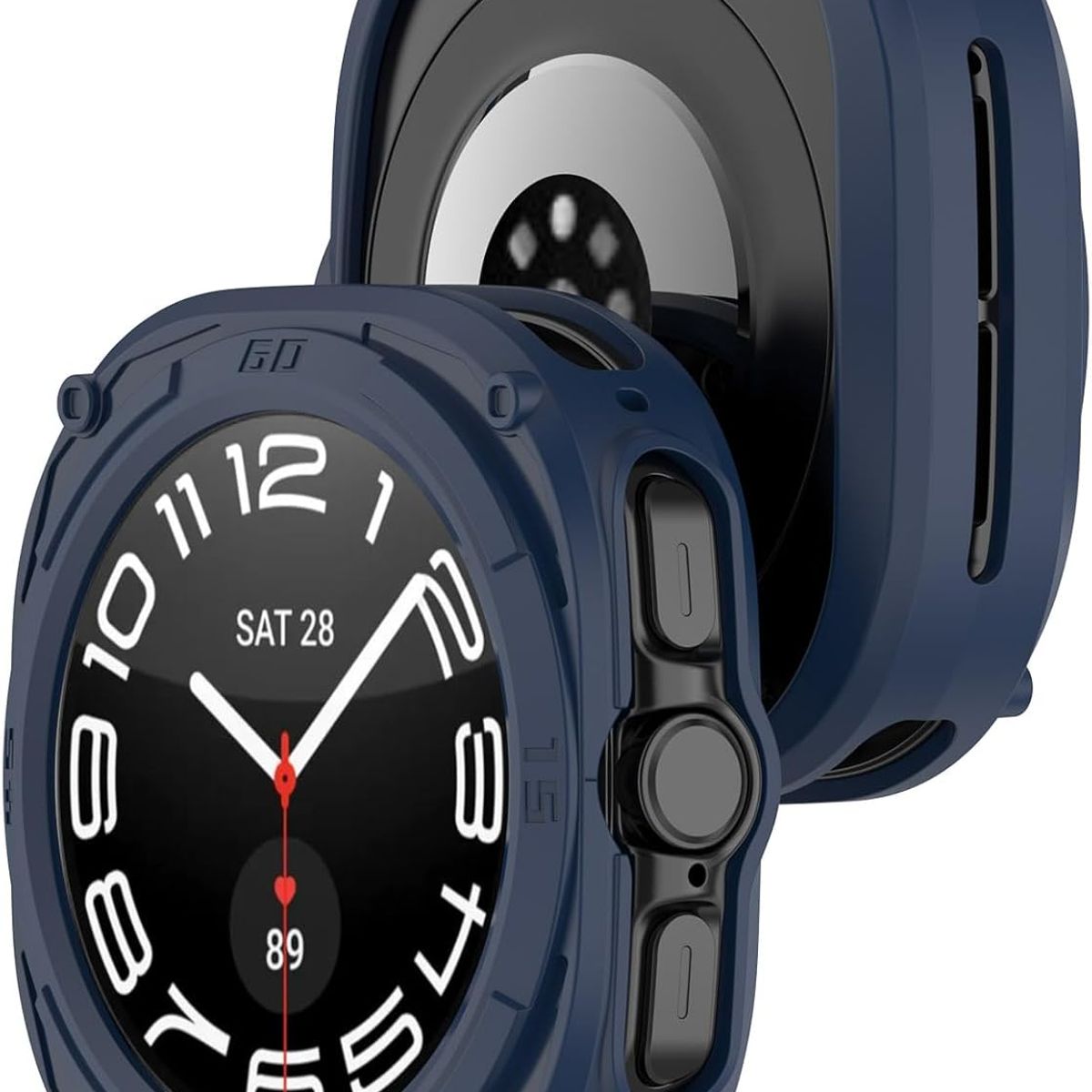 GENERICO - Bumper Para Samsung Galaxy Watch 7 Ultra 47mm Azul