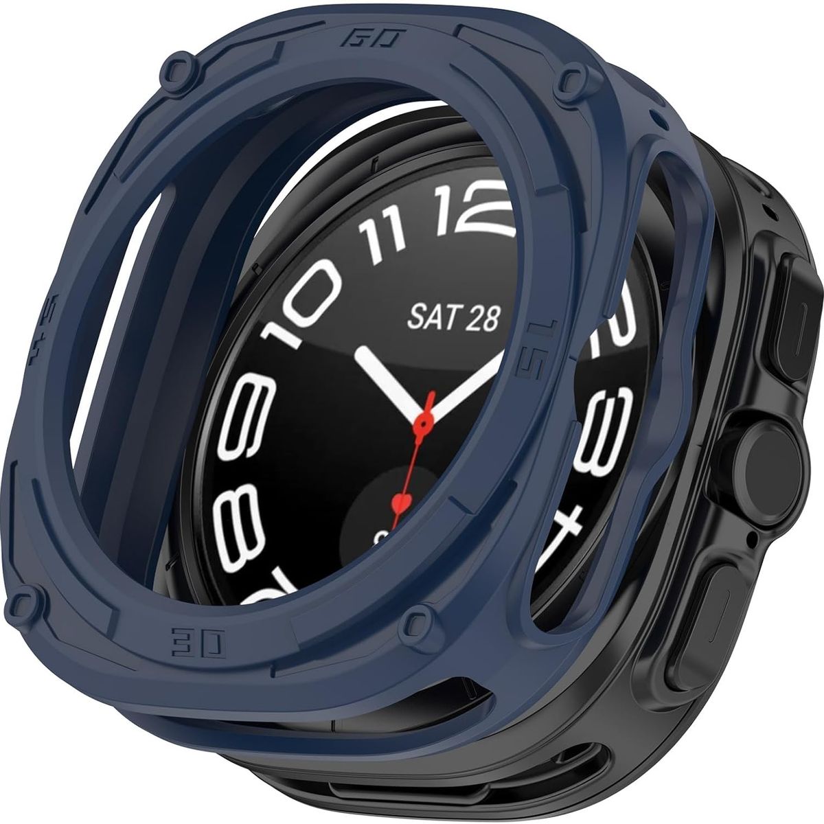 GENERICO - Bumper Para Samsung Galaxy Watch 7 Ultra 47mm Azul