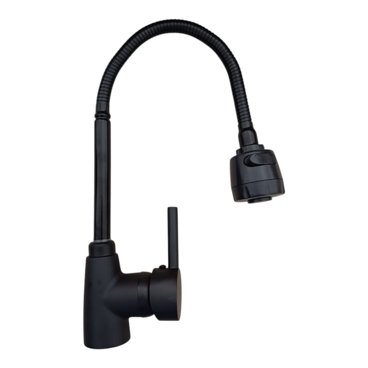 GENERICO - Grifo Mezcladora Monomando Cocina Mueble bronce pesado Cuello Flexible