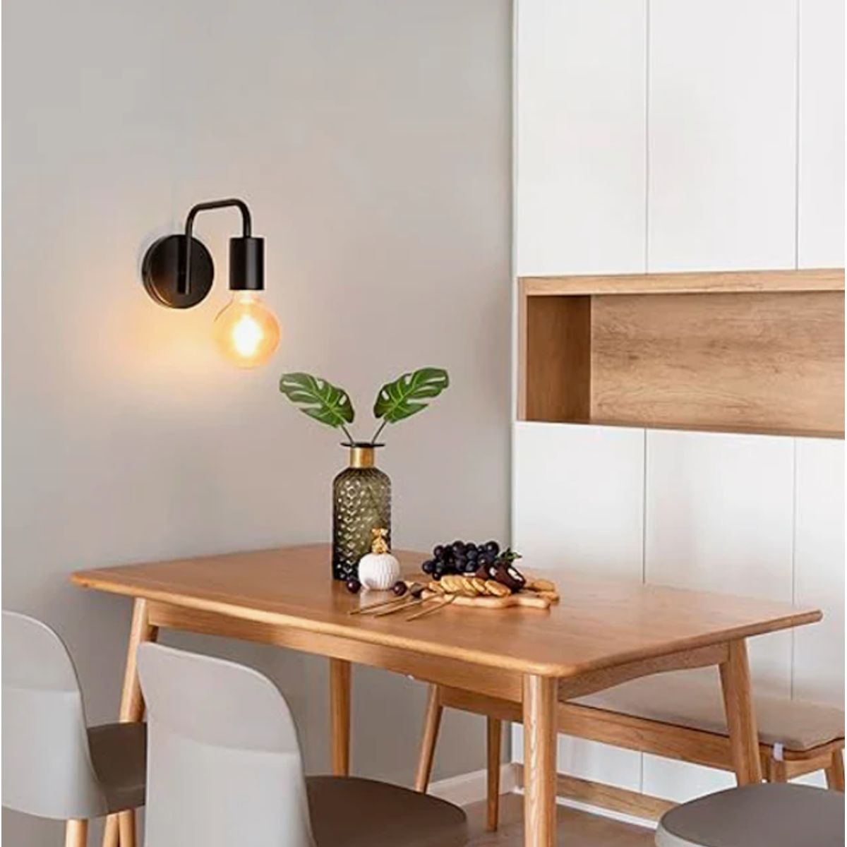 GENERICO - Aplique Lampara de Interior Black Led