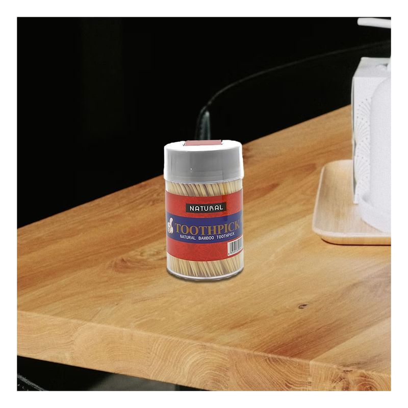 GENERICO - Pack2 Set2 Escarbadientes Blanco Y+Banderitas Adhesivas