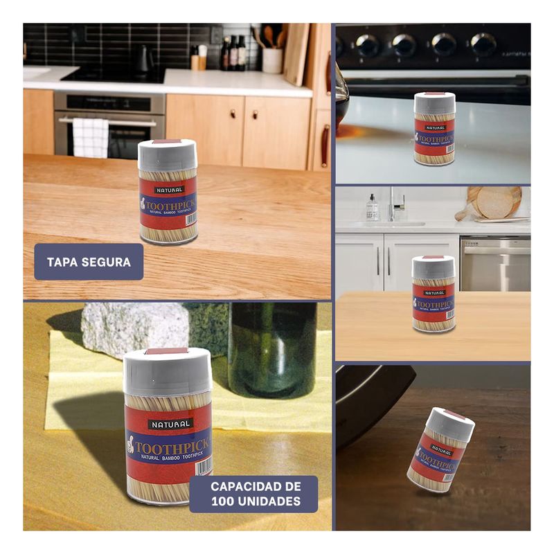 GENERICO - Pack4 Set2 Palitos de madera para Casa Bla Y+Regalo Stickers