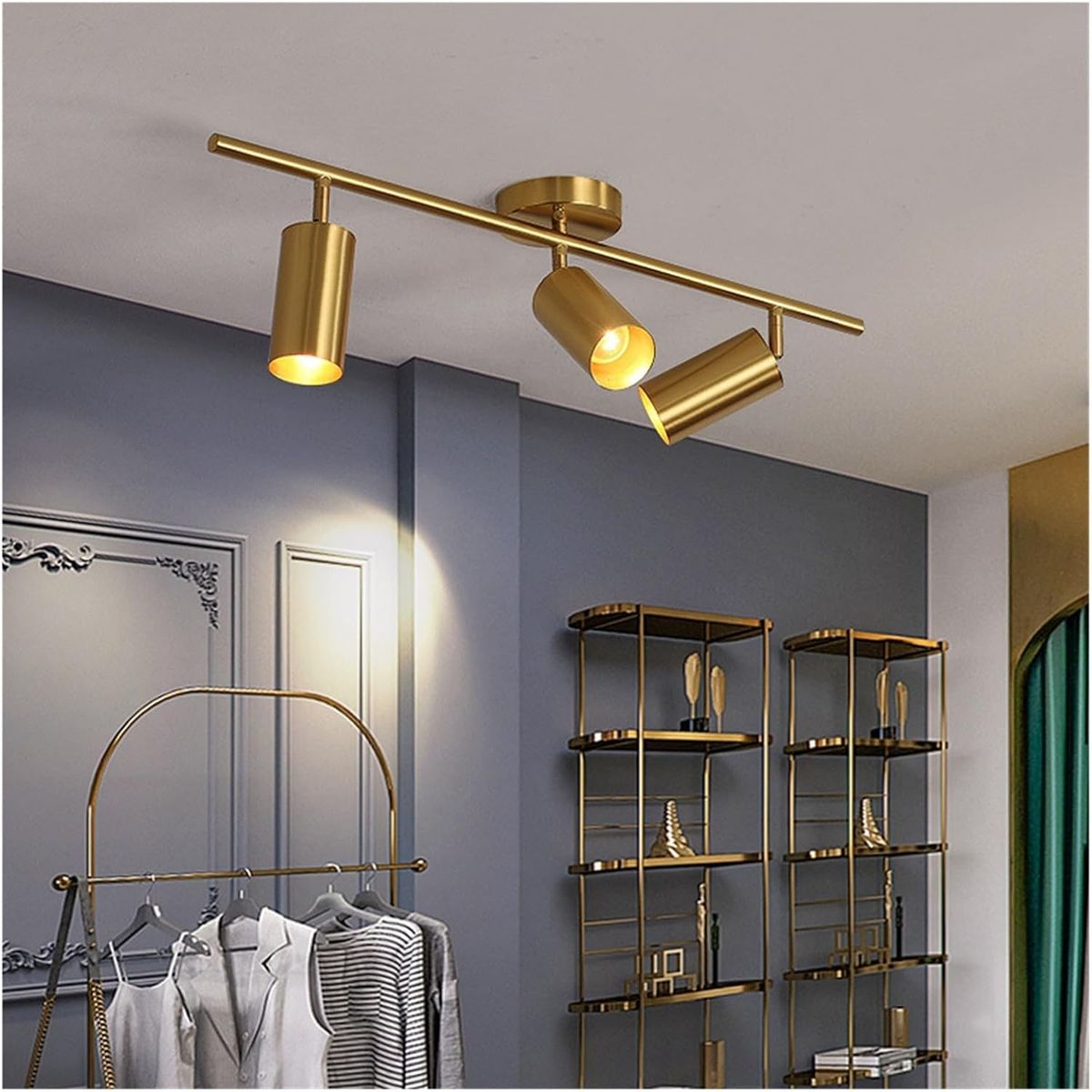 GENERICO - Aplique Lampara de Interior Gold Led