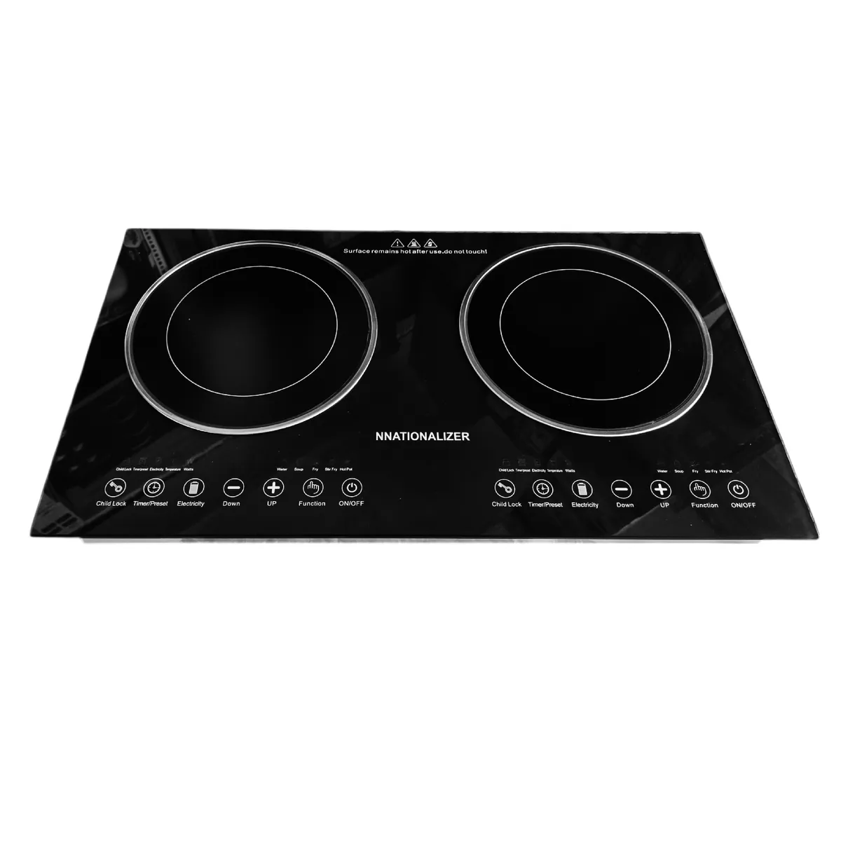 NATIONALIZER - Cocina de Inducción Doble Hornilla NNationalizer 2000 + 2000 Watts NN-ALPI44
