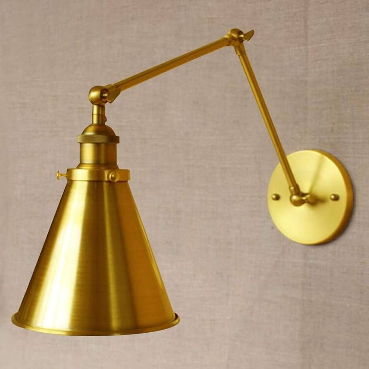 GENERICO - Aplique Lampara de Interior Gold Led