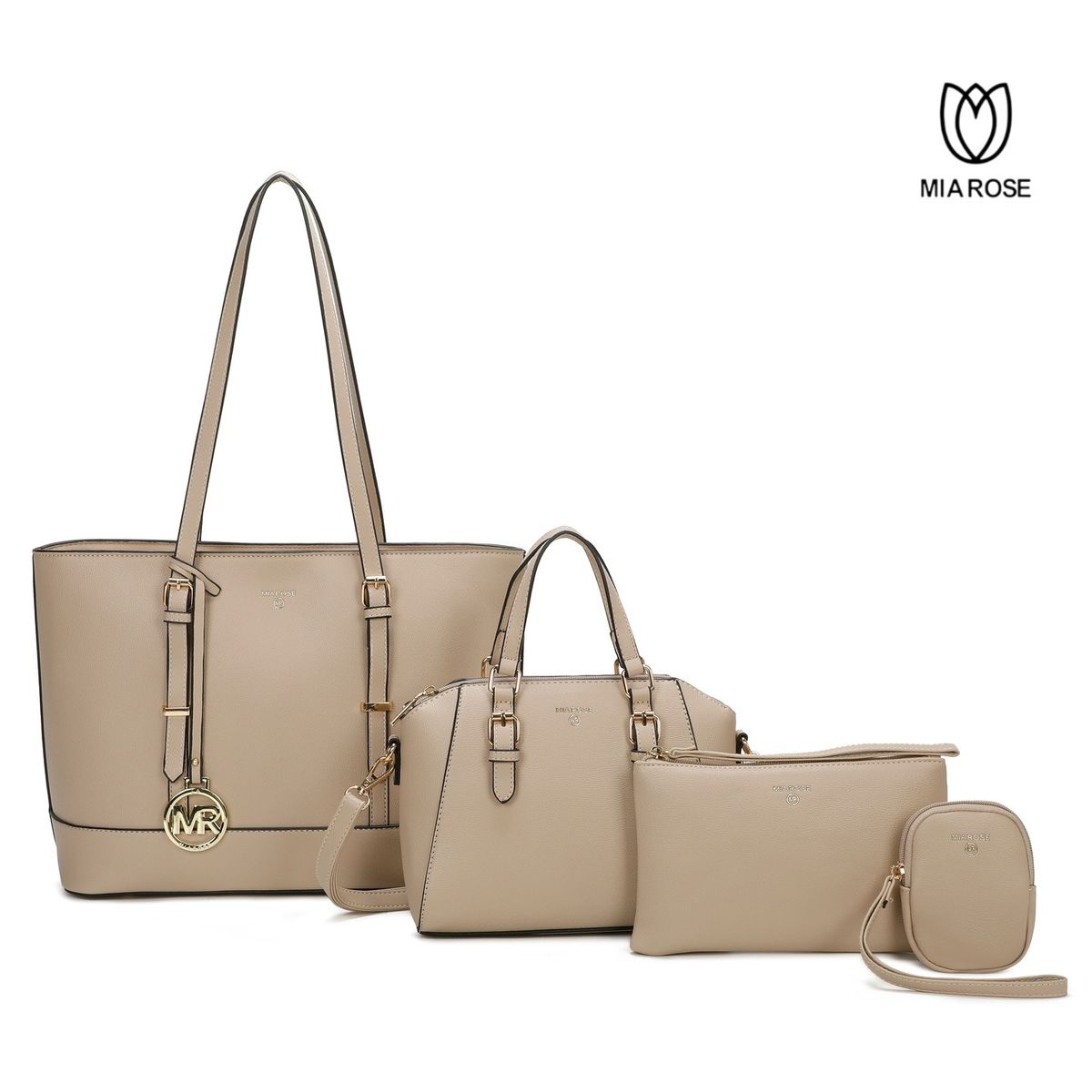 MIA ROSE - SET DE CARTERAS BELISA PARA MUJER- MIA ROSE 4 PZS