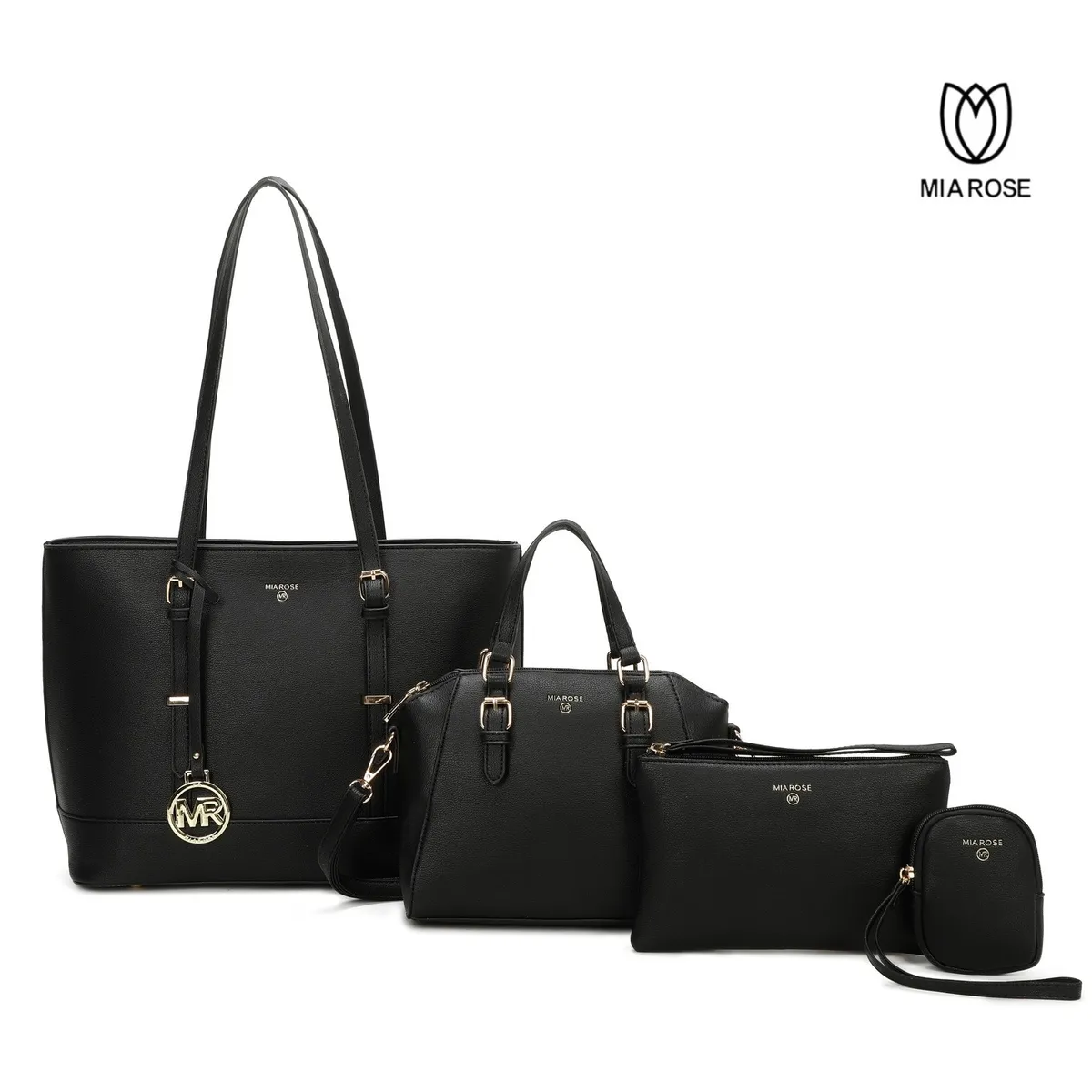 MIA ROSE - SET DE CARTERAS BELISA PARA MUJER- MIA ROSE 4 PZS